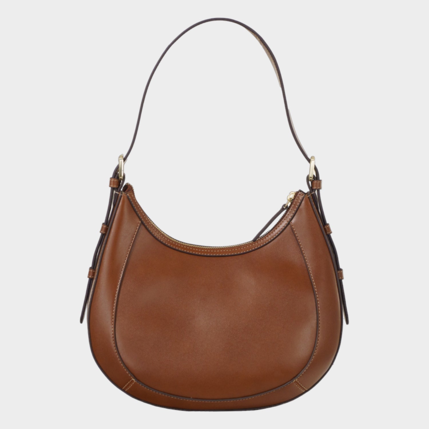 Rückansicht ALICE Hobo Bag S cognac