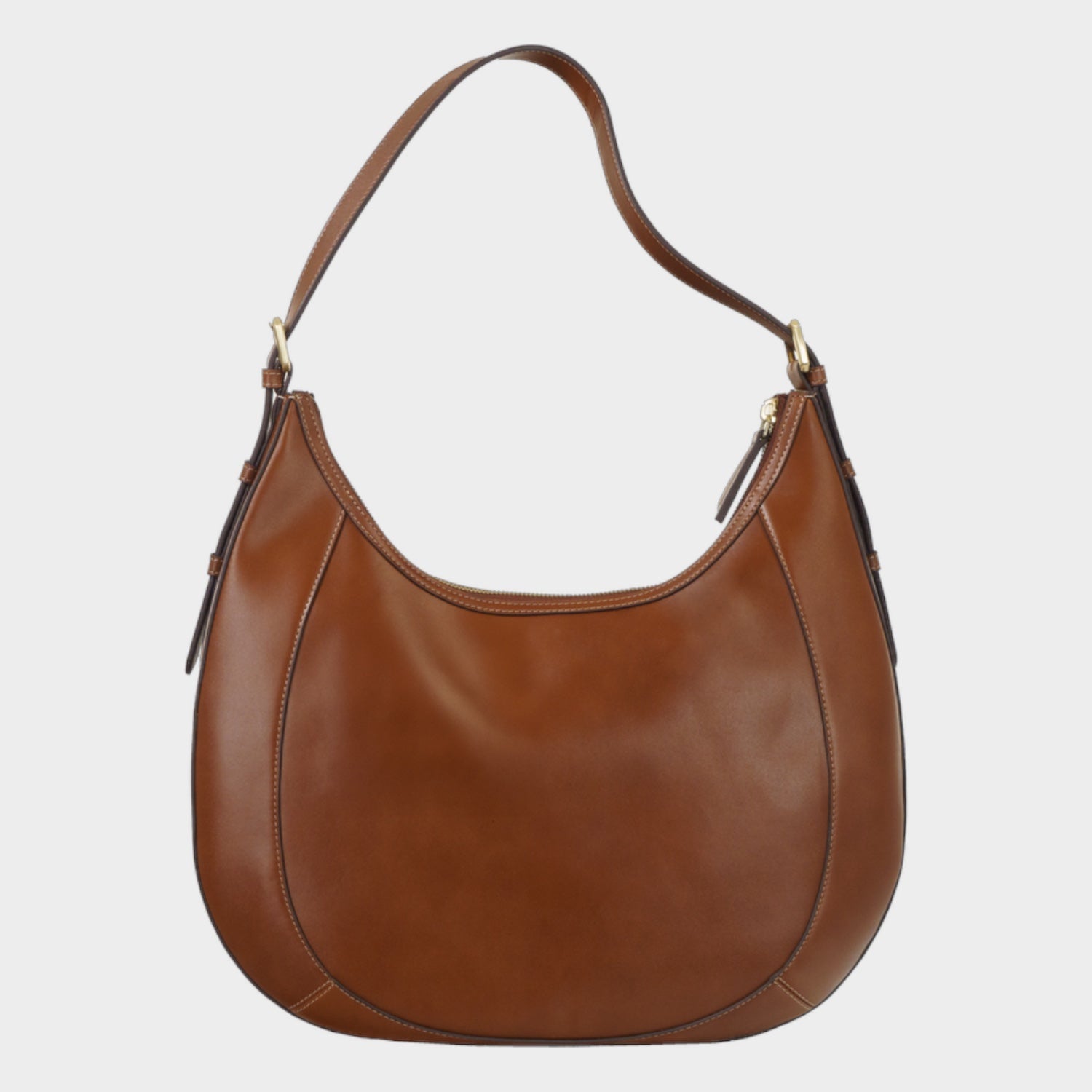 Rückansicht ALICE Hobo Bag M cognac