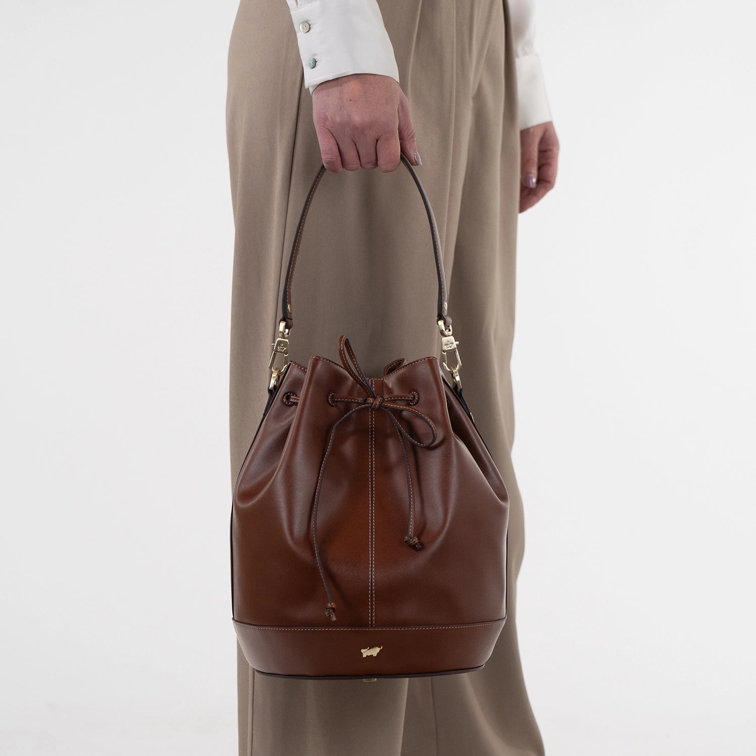  ALICE Bucket Bag cognac