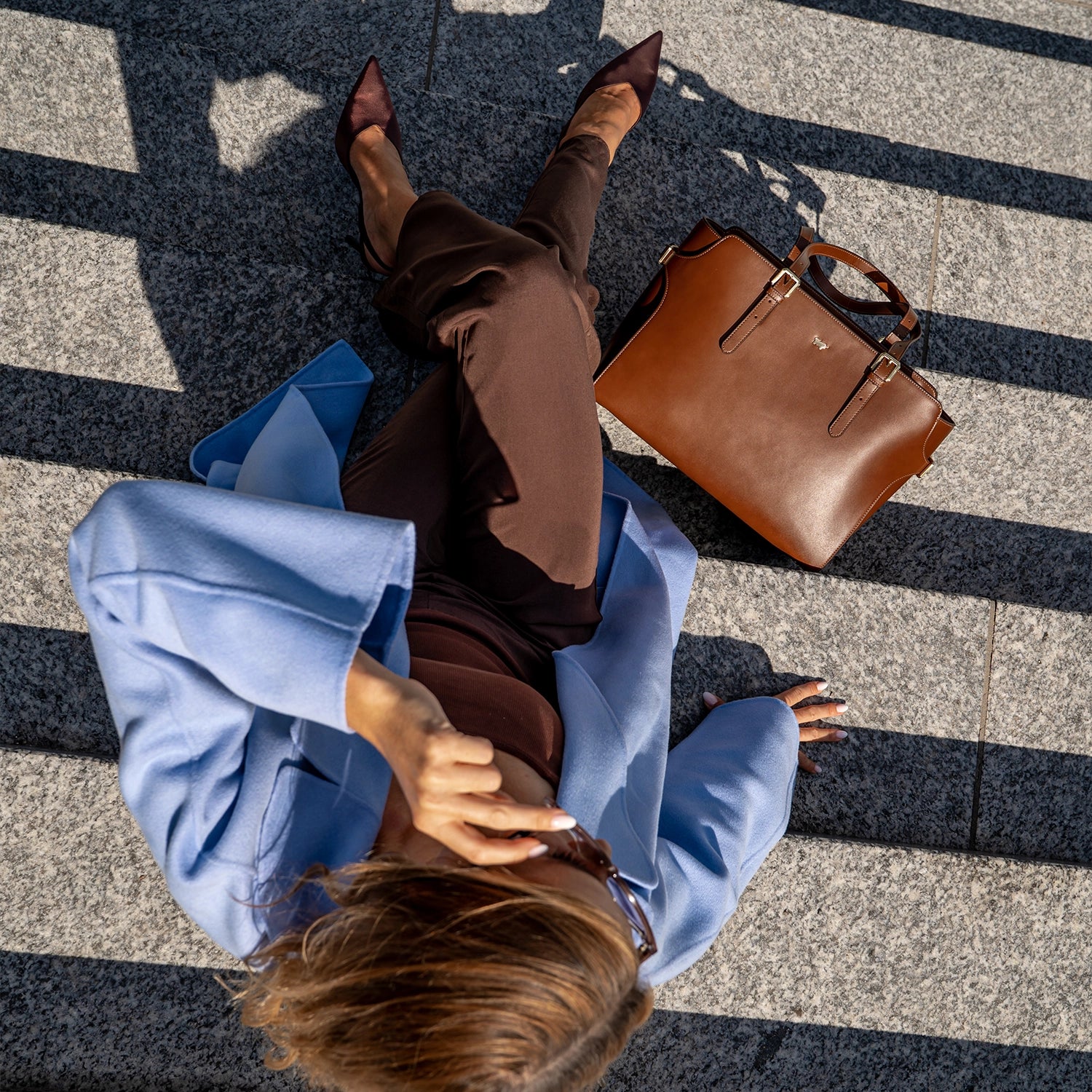 Keyfeature ALICE Shopper cognac