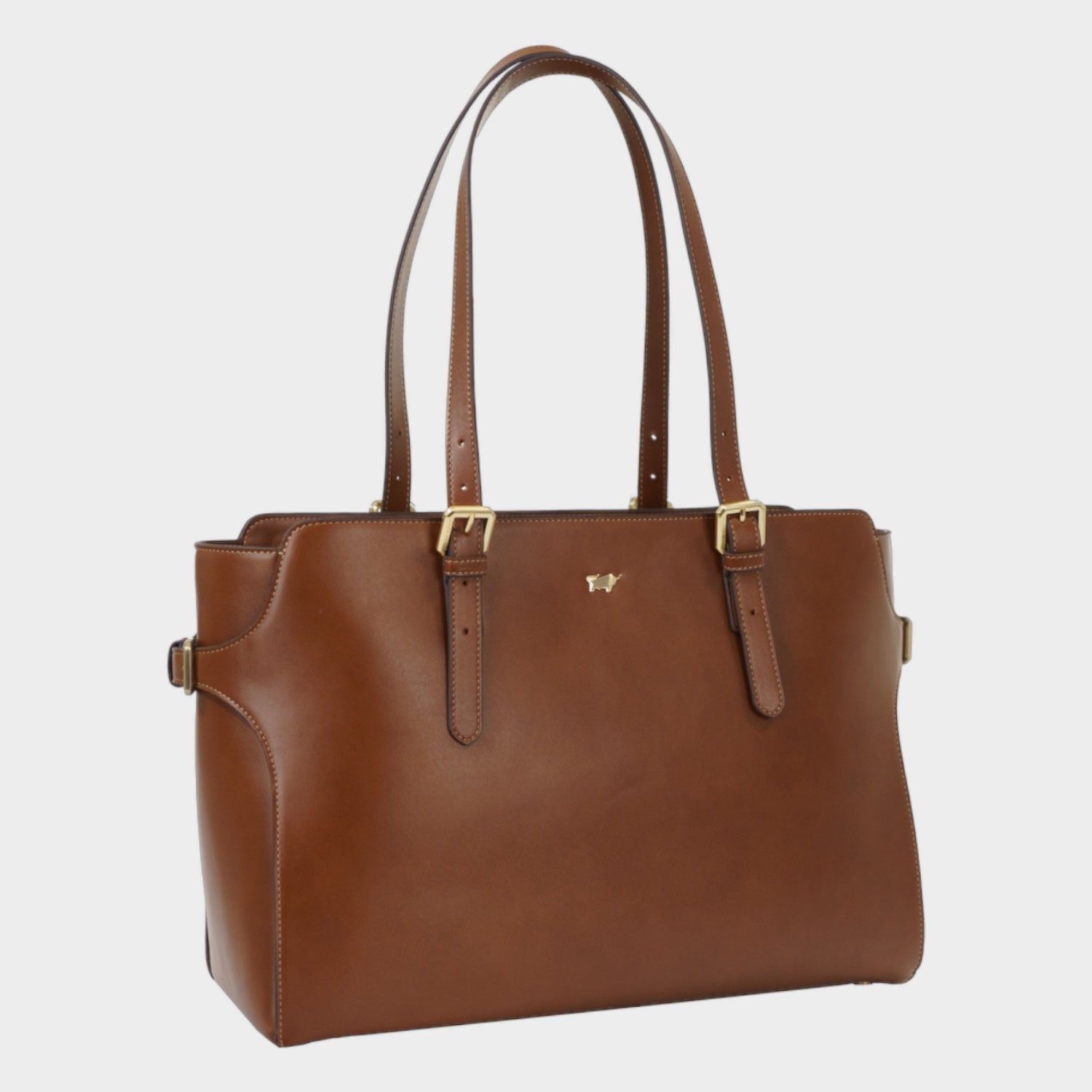 Schrägansicht ALICE Shopper cognac