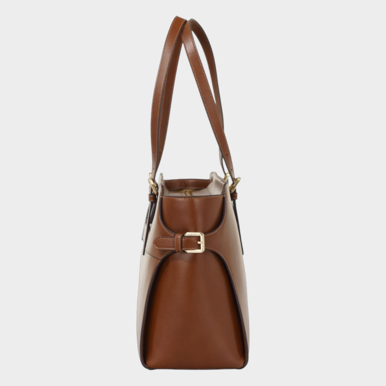 Seitenansicht ALICE Shopper cognac