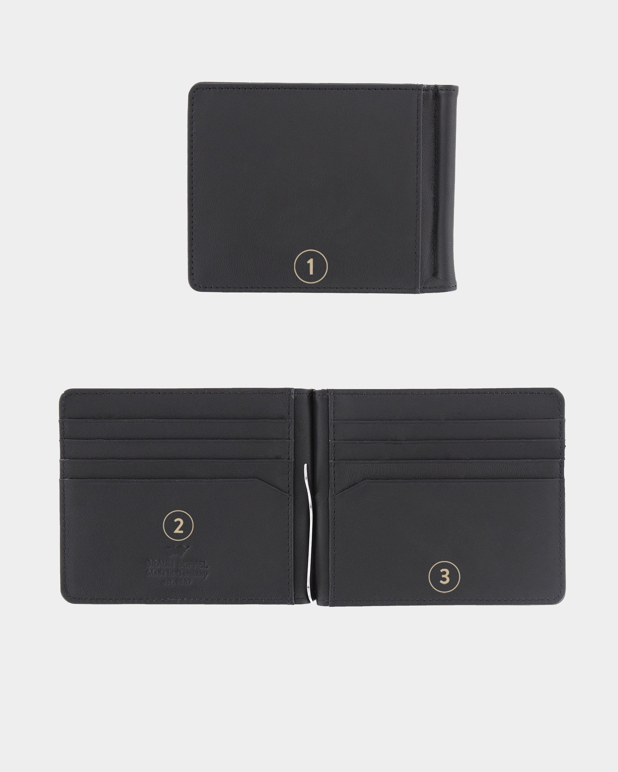 ARIZONA RFID Dollarclip 8CS schwarz