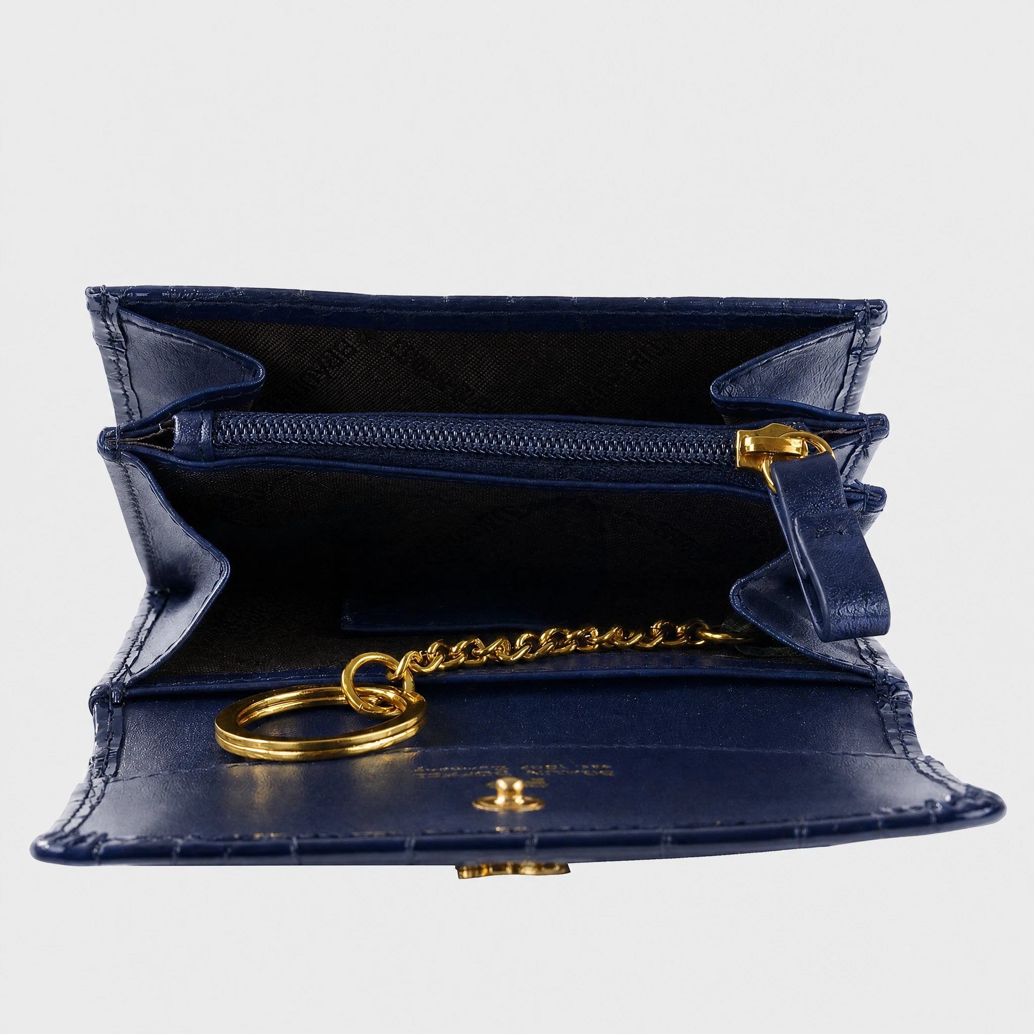 Innenansicht VERONA Mini Geldbörse dark navy