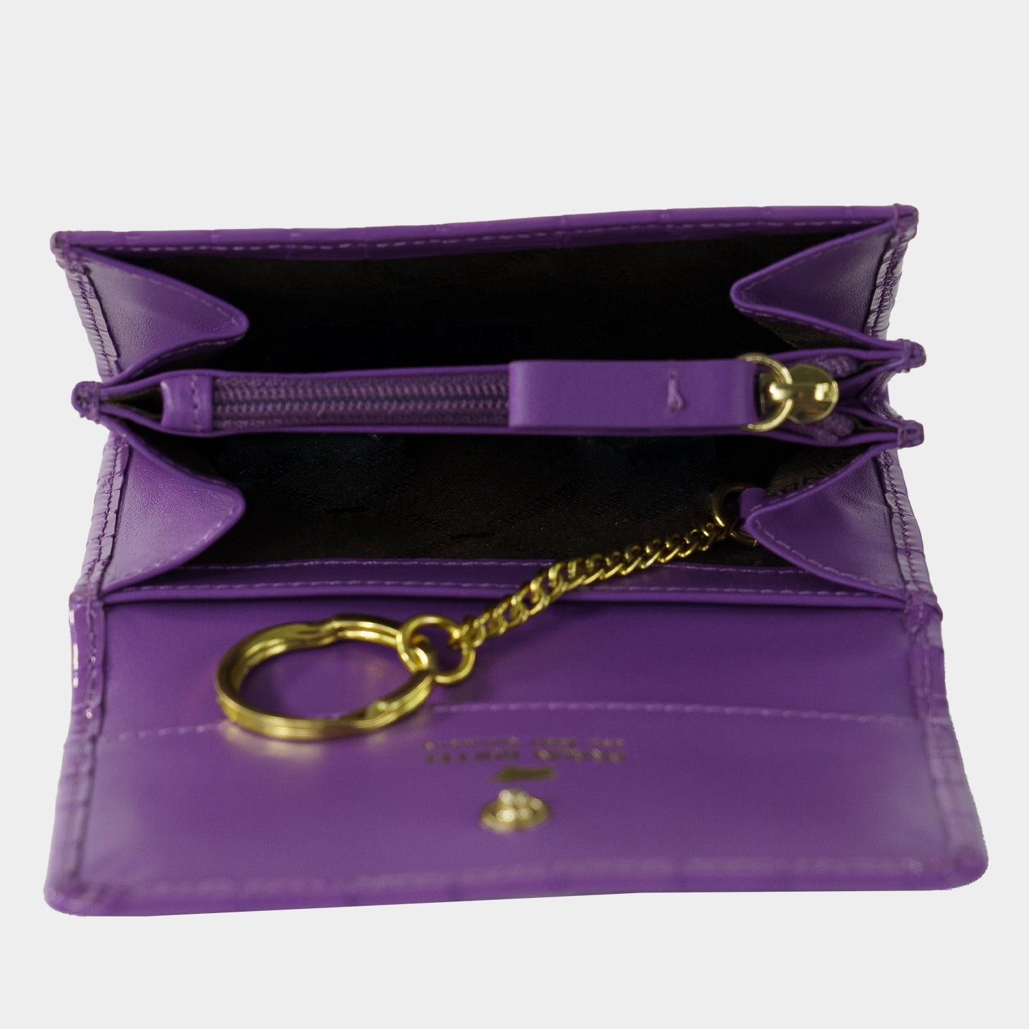 Innenansicht VERONA Limited Mini Geldbörse purple