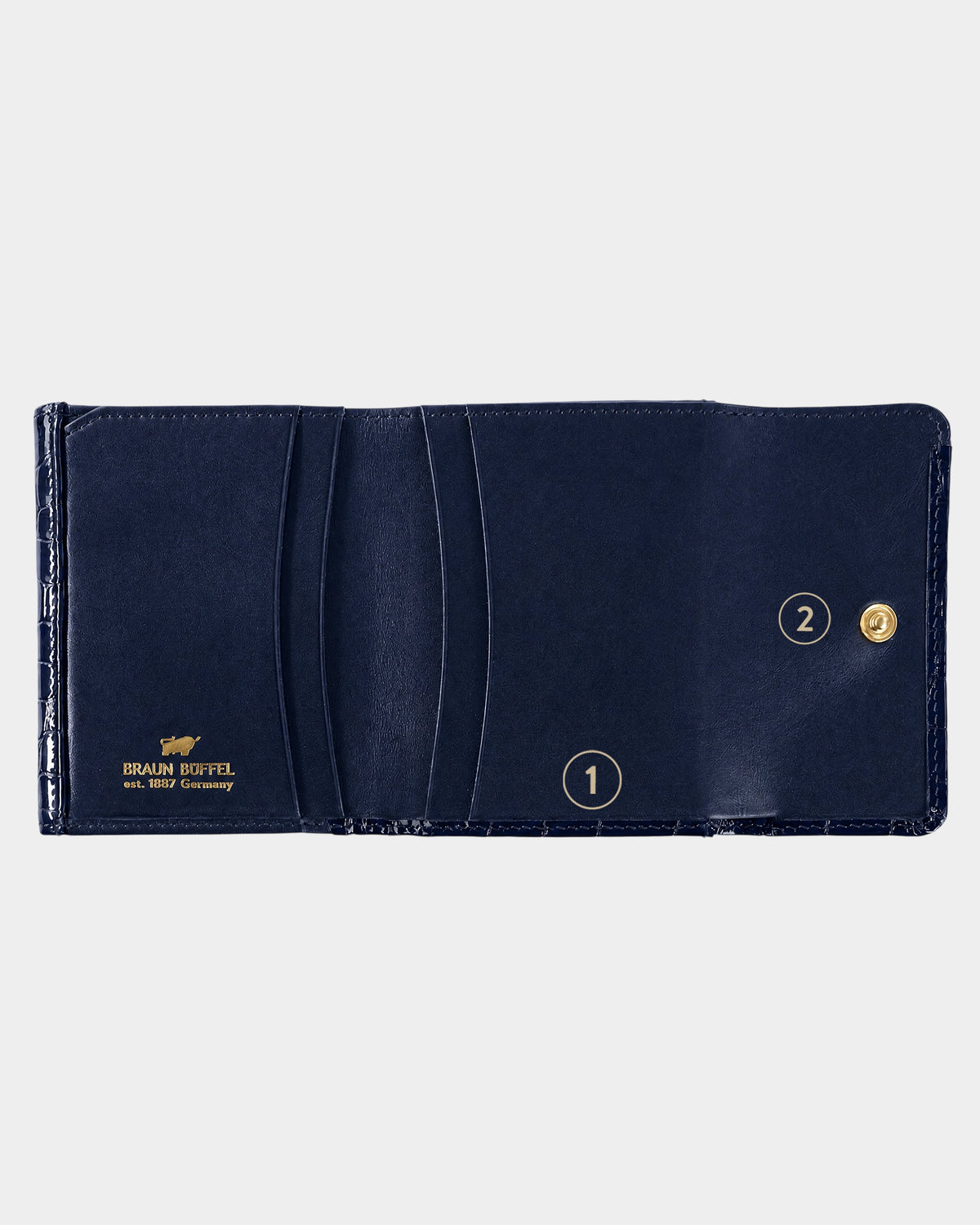 Personalisierung VERONA Geldbörse 5CS dark navy