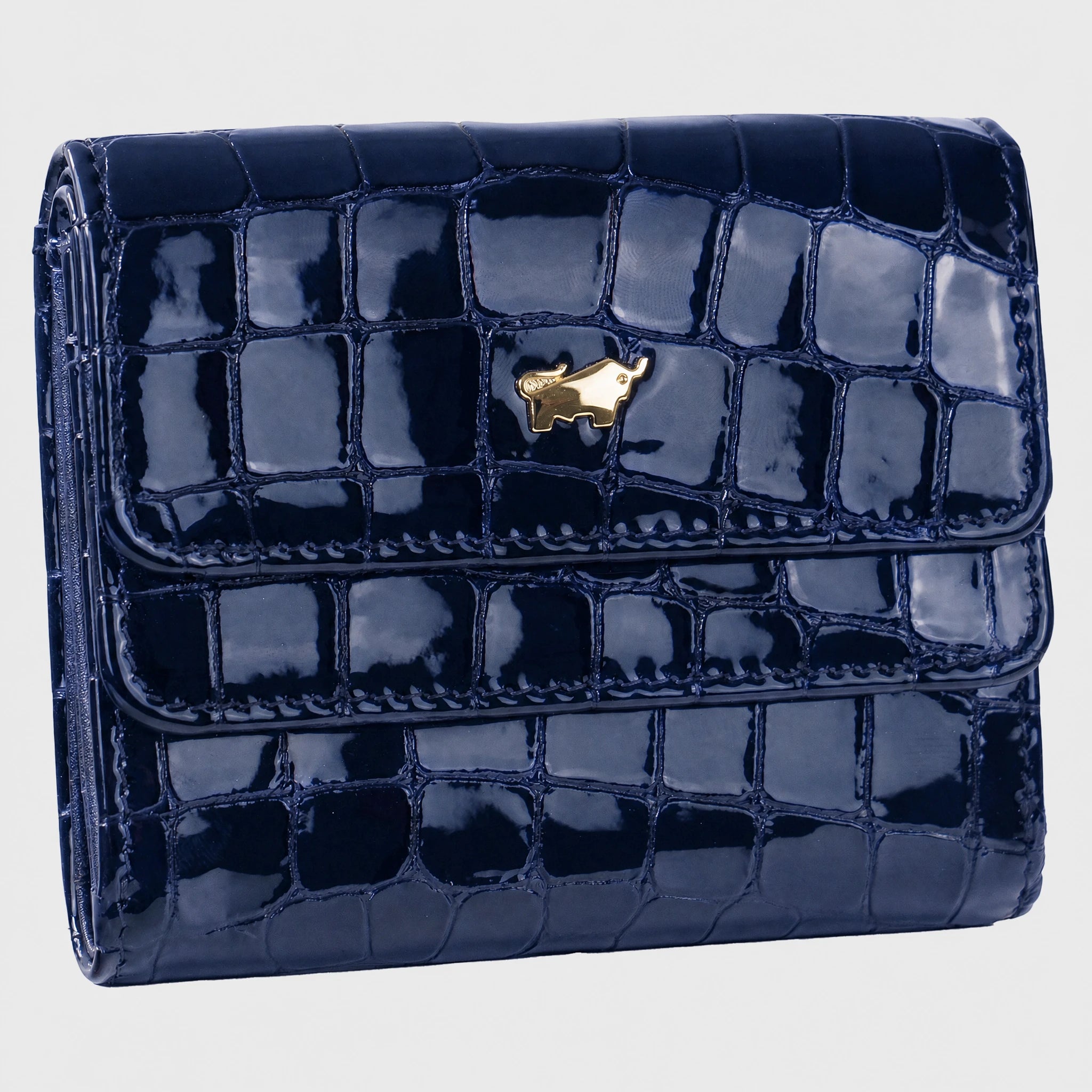 Schrägansicht VERONA Geldbörse 5CS dark navy