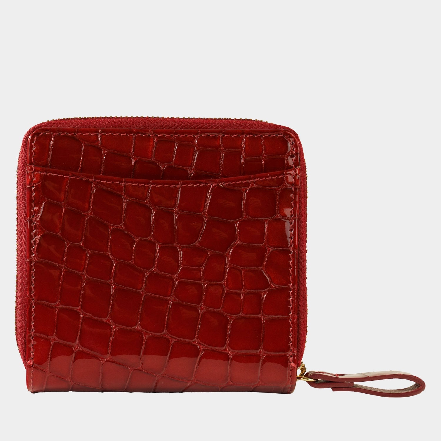 VERONA zippered wallet S 6CS red