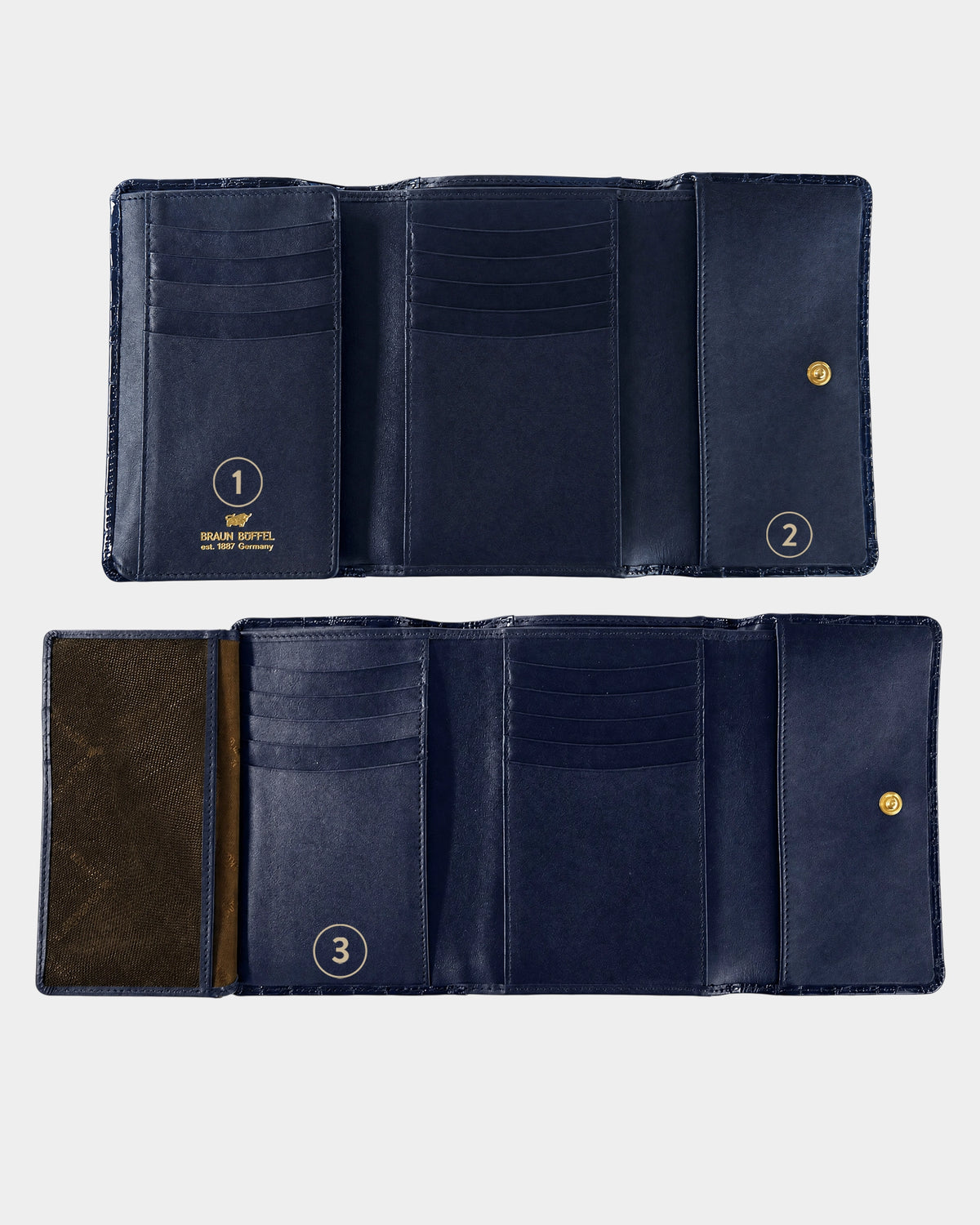 Personalisierung VERONA Geldbörse M 15CS dark navy