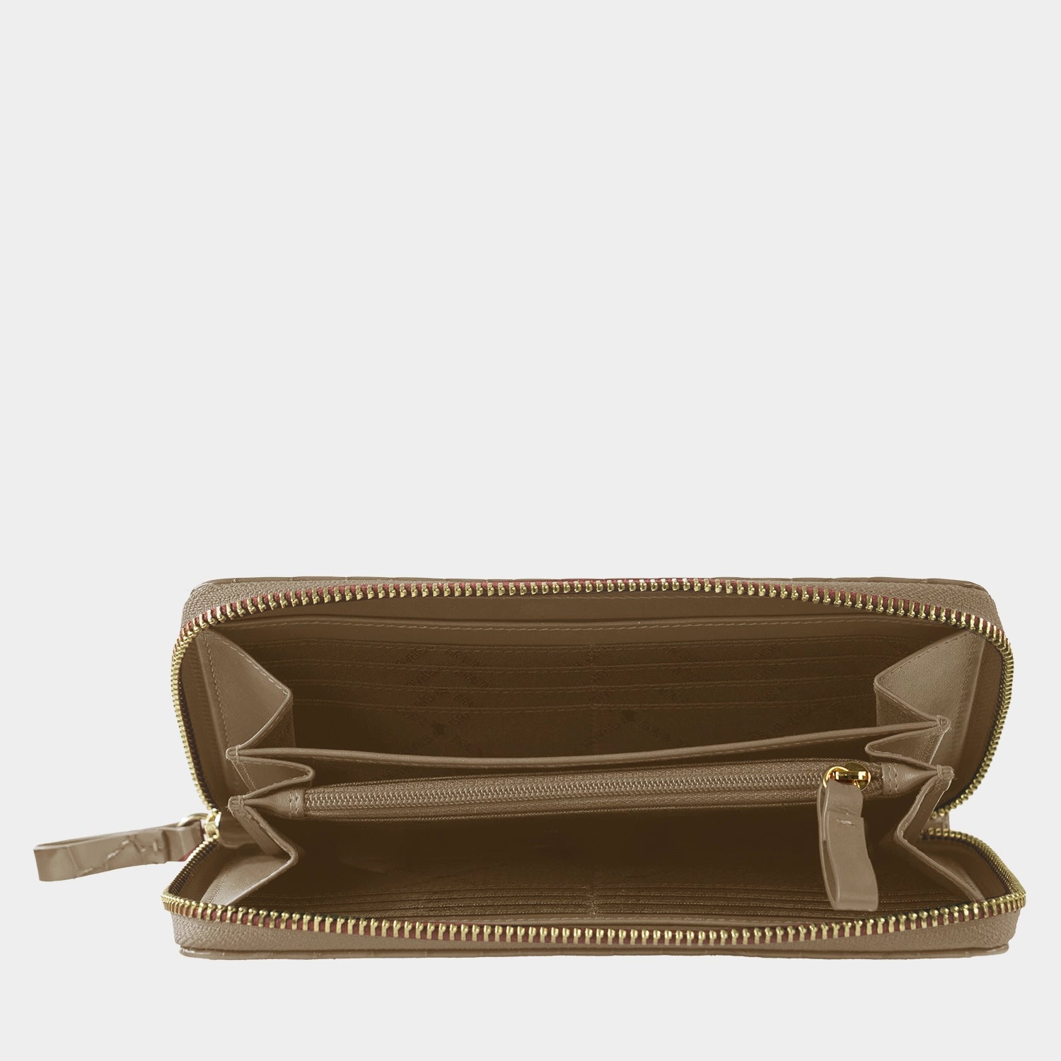 VERONA zippered wallet 18CS sand