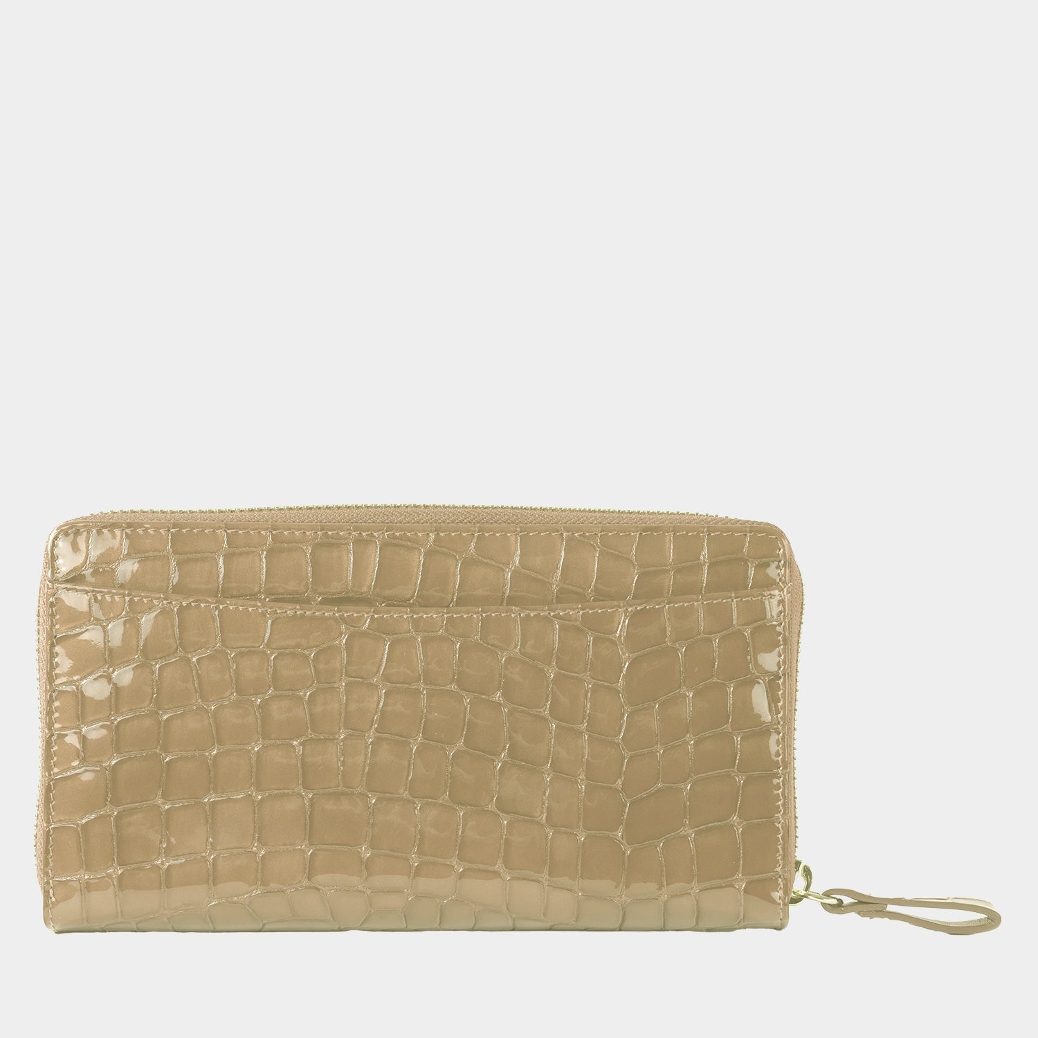 VERONA zippered wallet 18CS sand