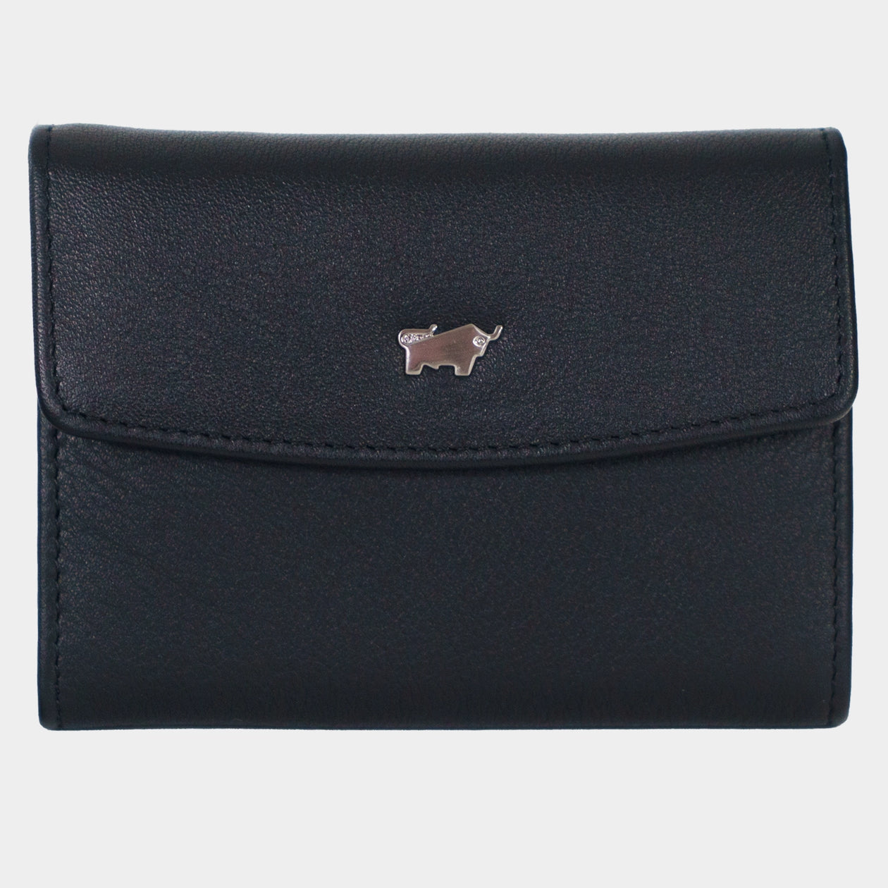 Frontansicht JOY RFID Mini Geldbörse slim 3CS black