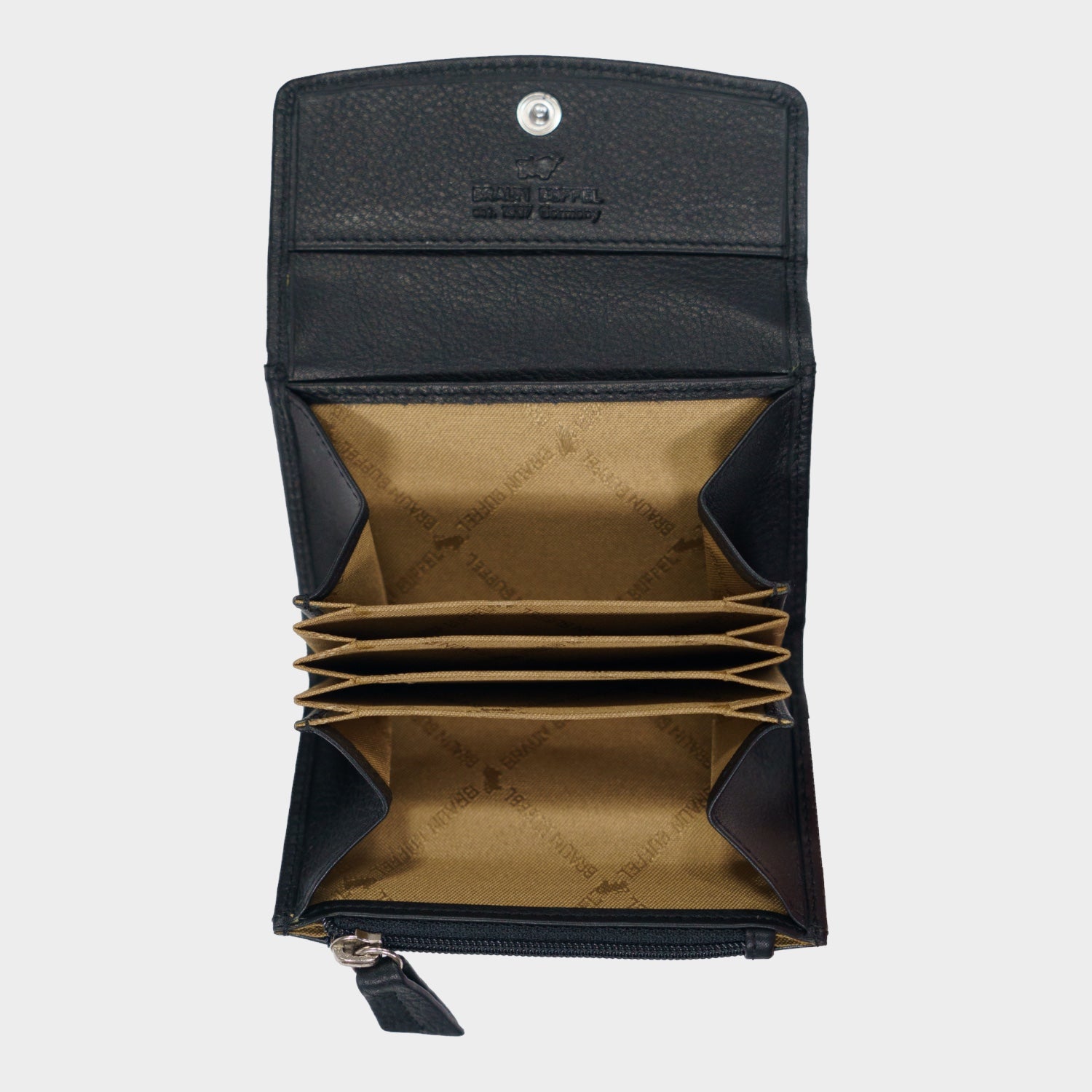 Innenansicht JOY RFID Mini Geldbörse slim 3CS black