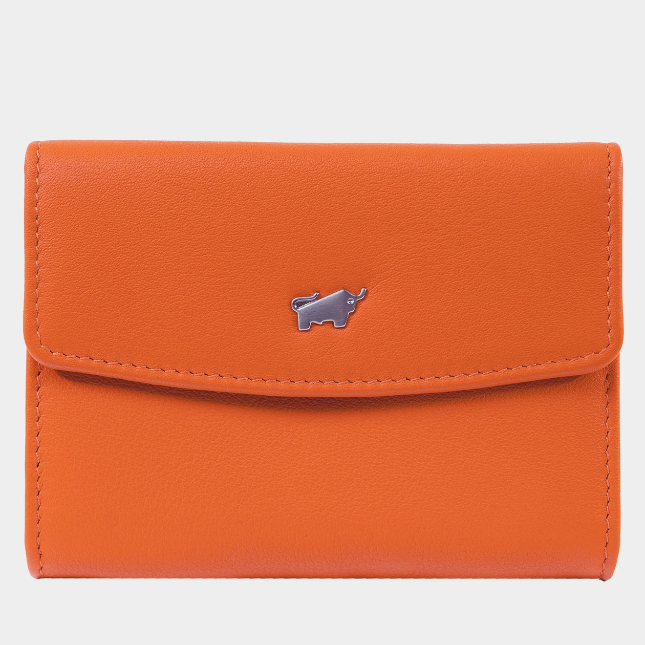 Frontansicht JOY RFID Mini Geldbörse slim 3CS flashy orange