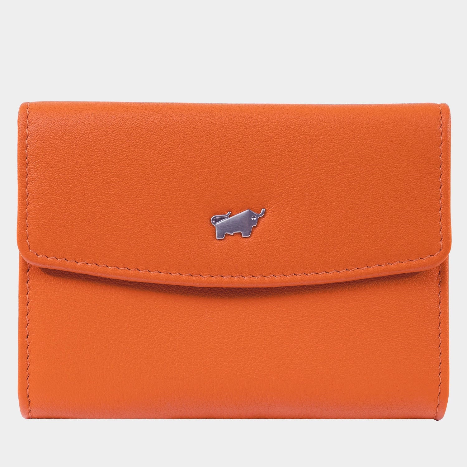 Frontansicht JOY RFID Mini Geldbörse slim 3CS flashy orange