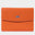 Frontansicht JOY RFID Mini Geldbörse slim 3CS flashy orange