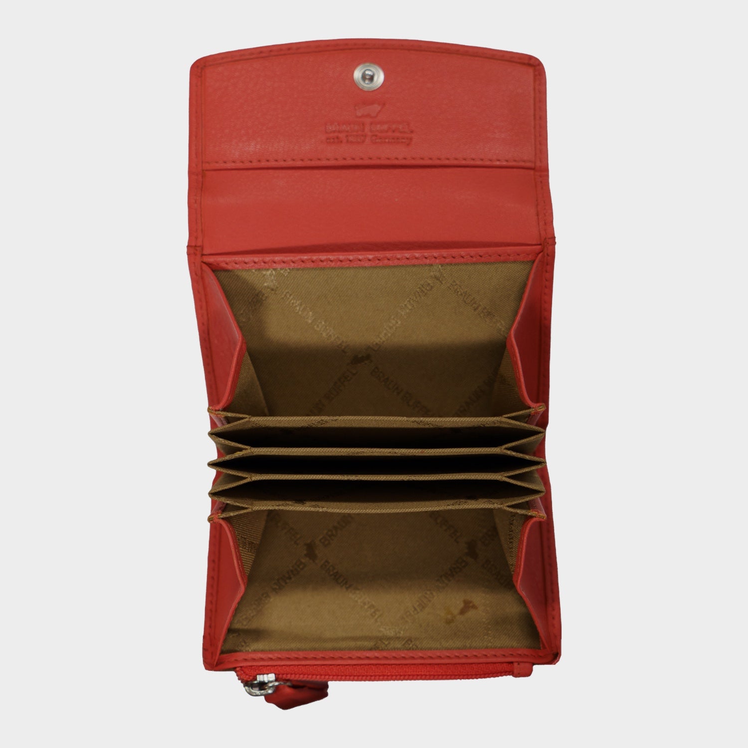 Innenansicht JOY RFID Mini Geldbörse slim 3CS coral