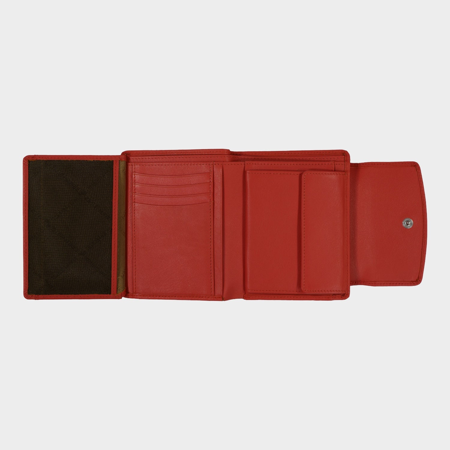 Innenansicht JOY RFID Geldbörse M 8CS coral