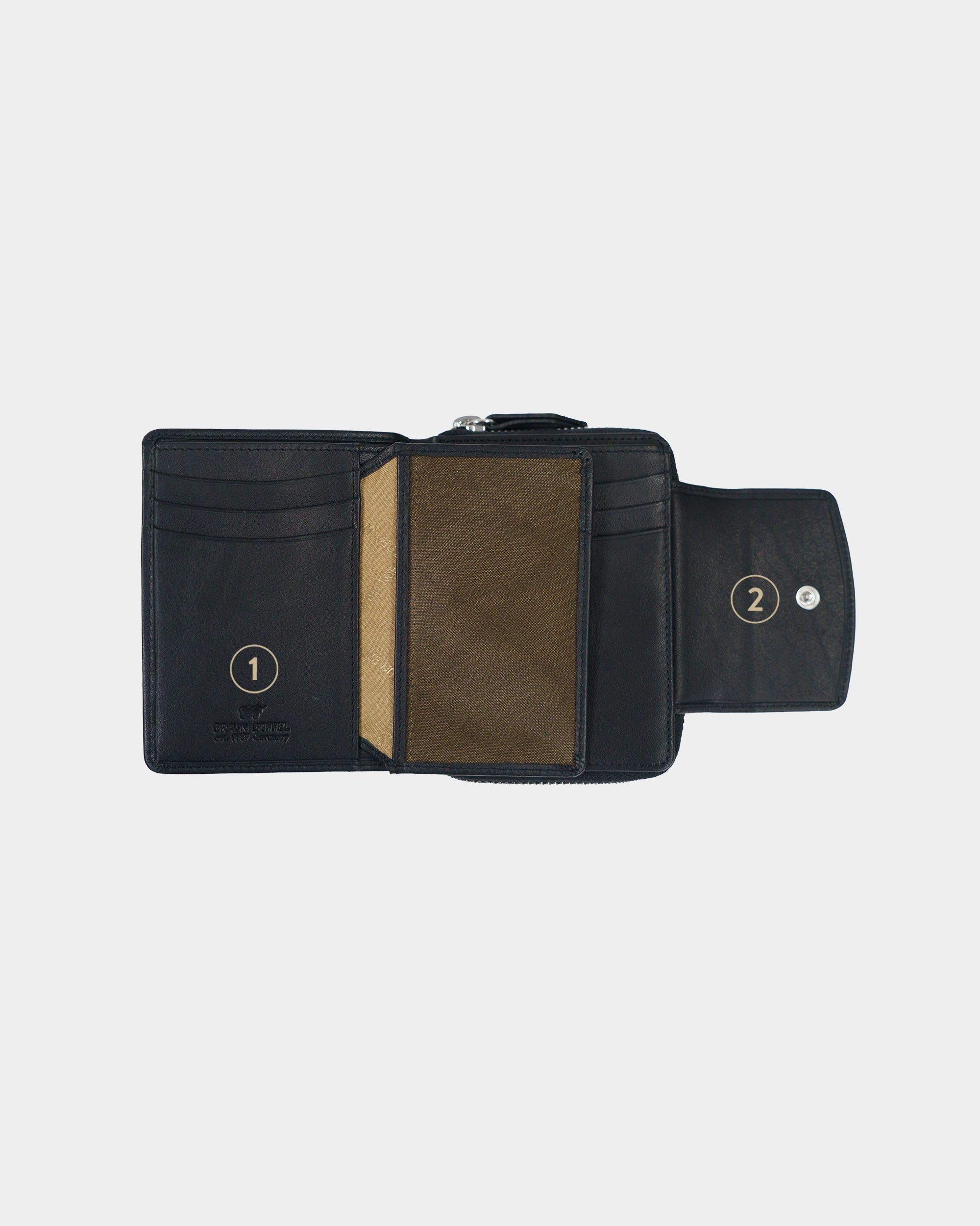 Personalisierung JOY RFID RV-Geldbörse M 8CS black