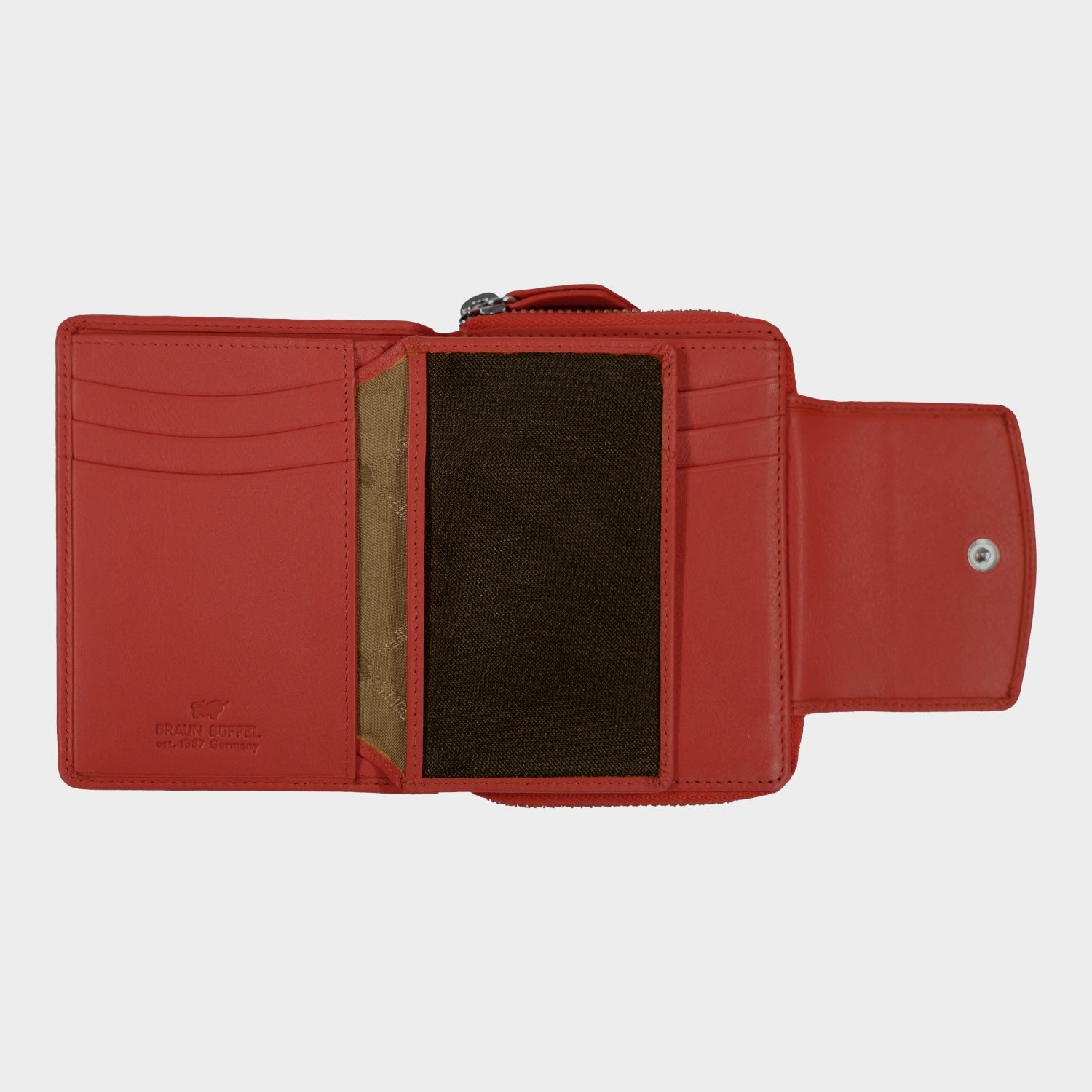 Innenansicht JOY RFID RV-Geldbörse M 8CS coral