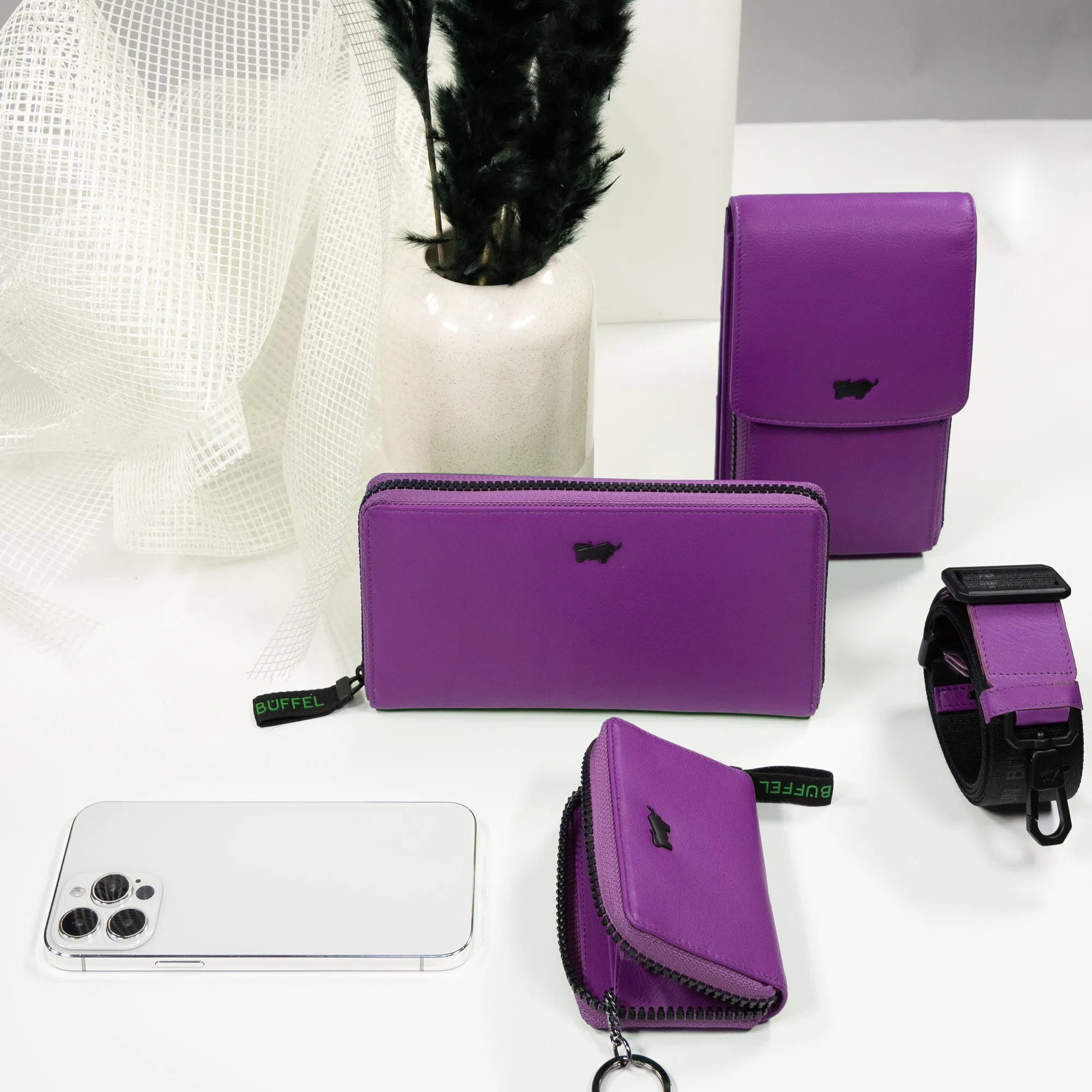 CAPRI RFID Mini Geldbörse viola