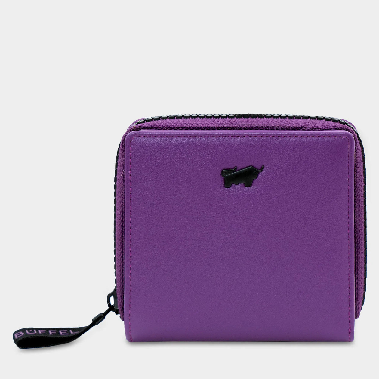 CAPRI RFID zippered wallet S 6CS black BRAUN BÜFFEL