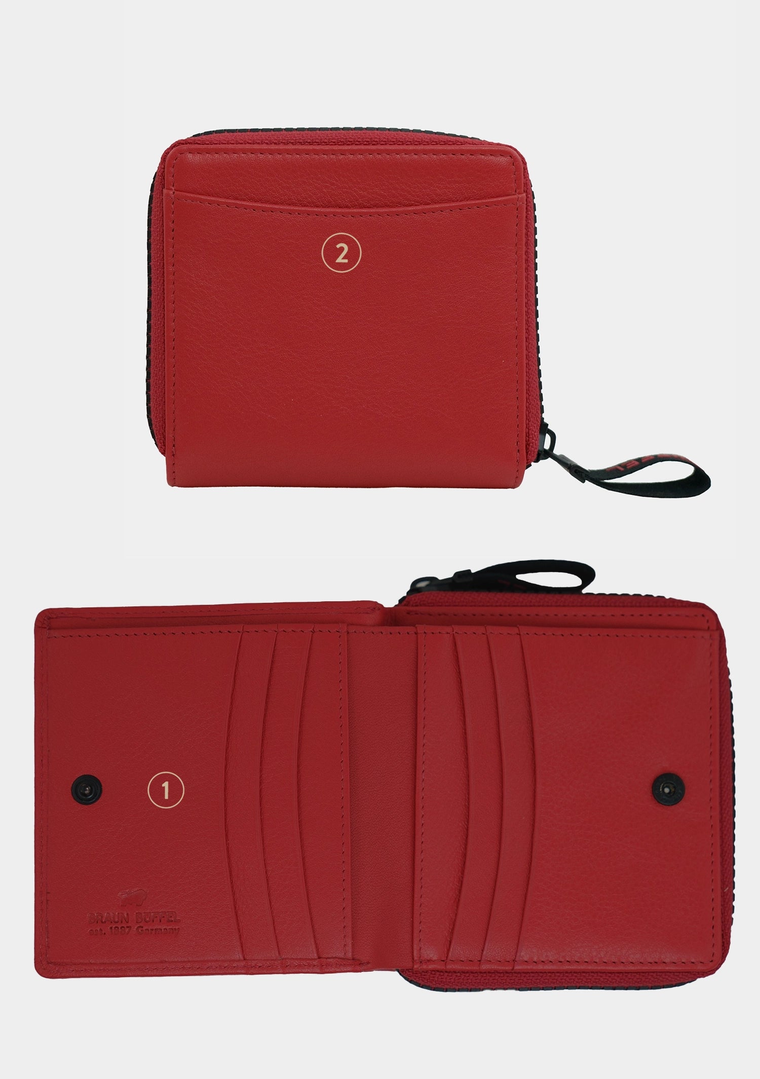 Personalisierungsbild CAPRI RFID RV-Geldbörse S 6CS flame red