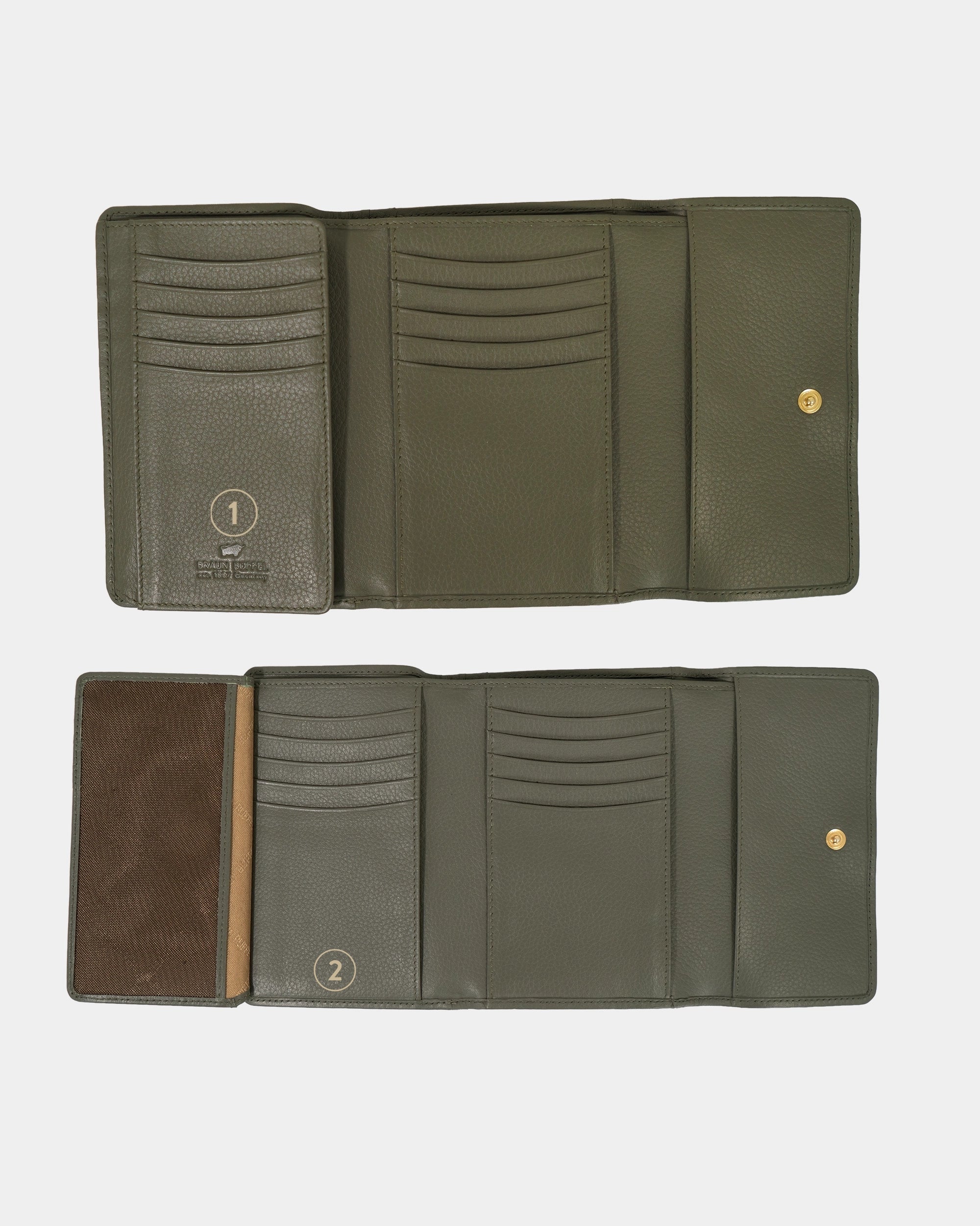 STELLA Geldbörse M 15CS olive/ pink