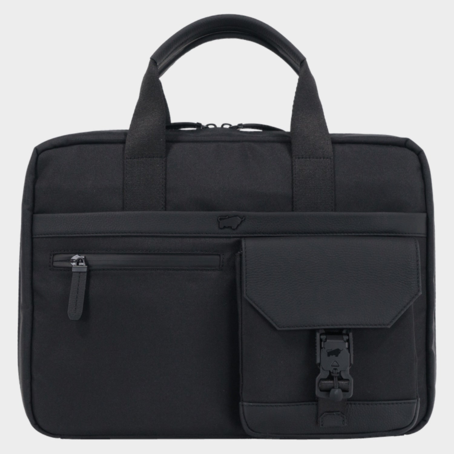 Frontansicht FINN Businesstasche schwarz