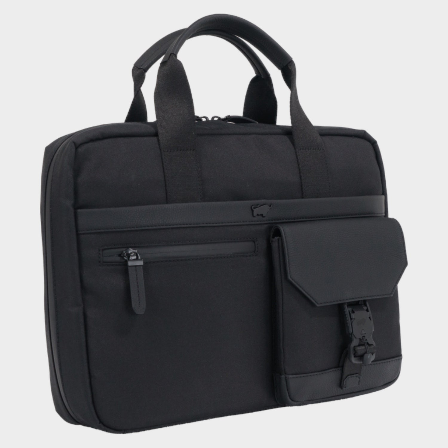 Schrägansicht FINN Businesstasche schwarz