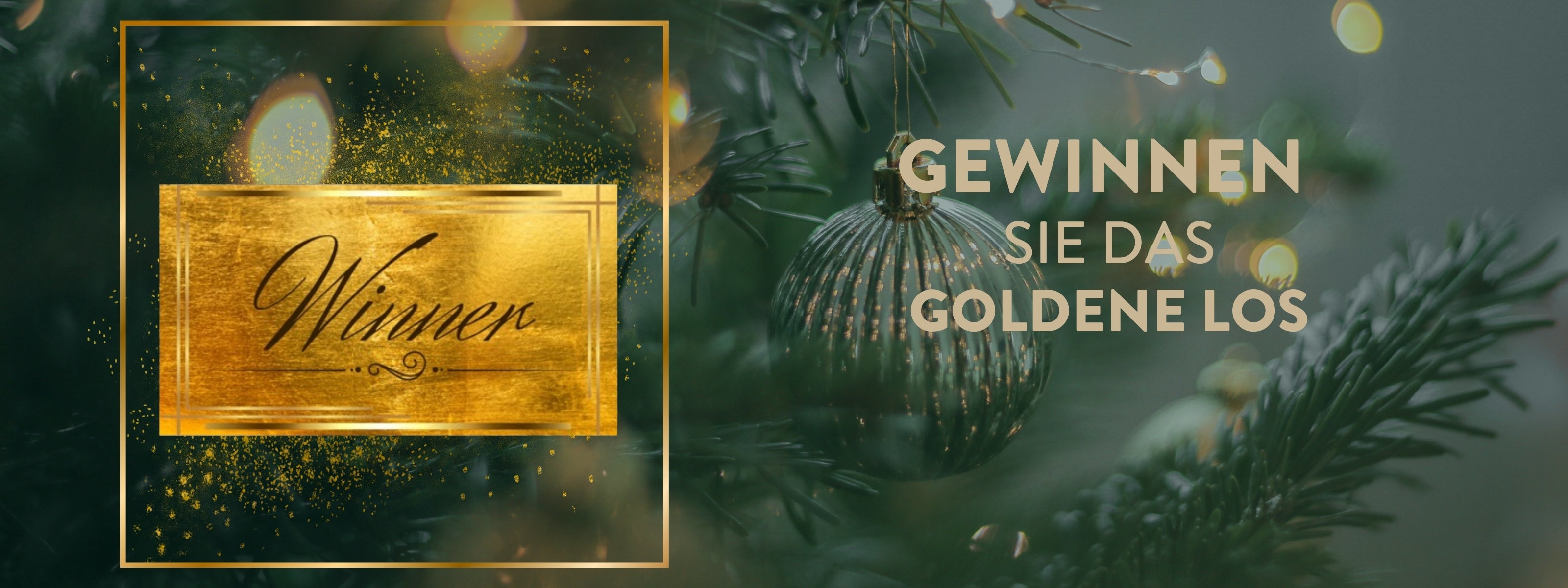 Gewinnen Sie das Goldene Los im Wert von 250€ Desktop Banner