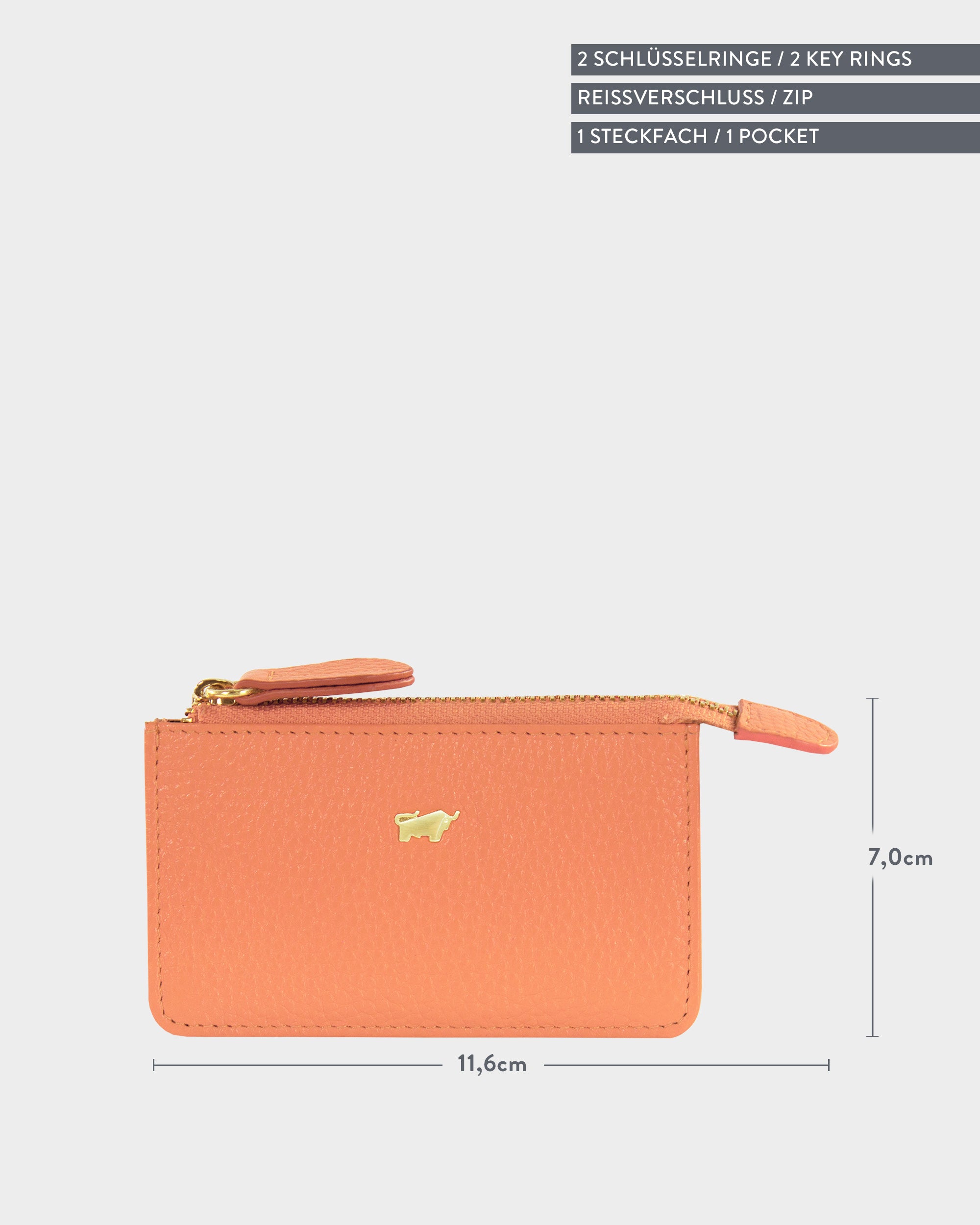 ASTI Schlüsseletui l.orange