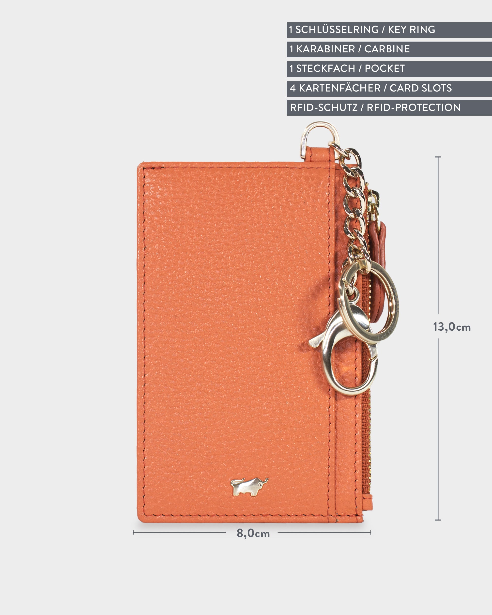 ASTI Geldbörse XS 4CS l.orange