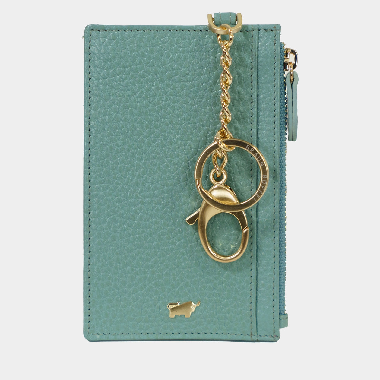 Frontansicht ASTI Geldbörse XS 4CS green mistle