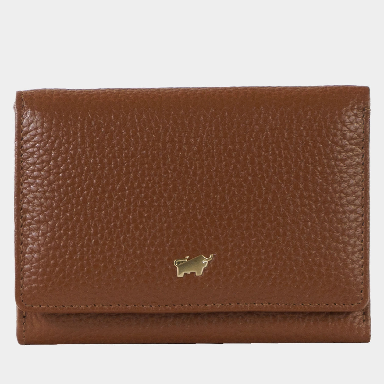 Frontansicht ASTI Geldbörse S 11CS saddle brown