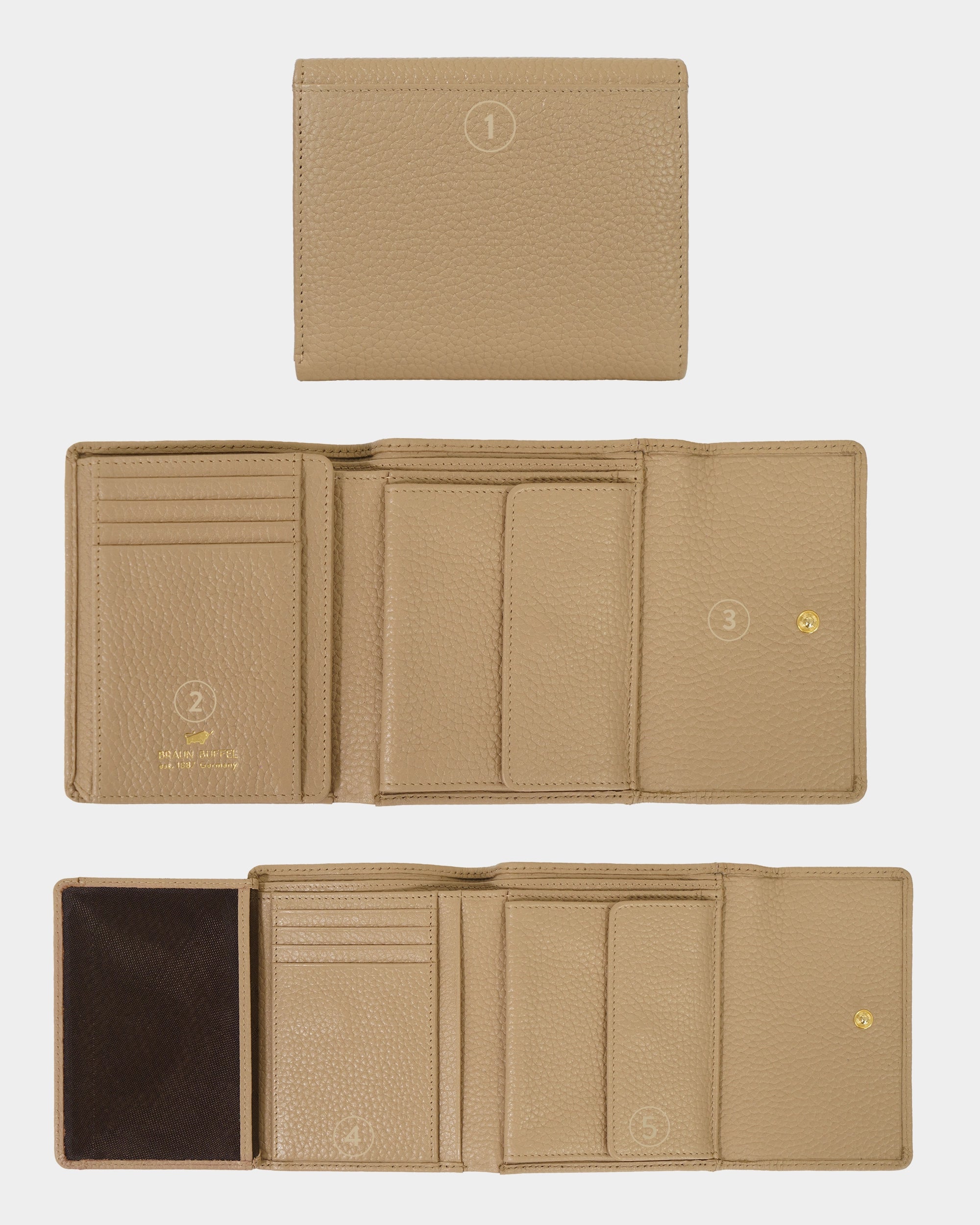 Personalisierungsbild ASTI Geldbörse M 8CS caramel