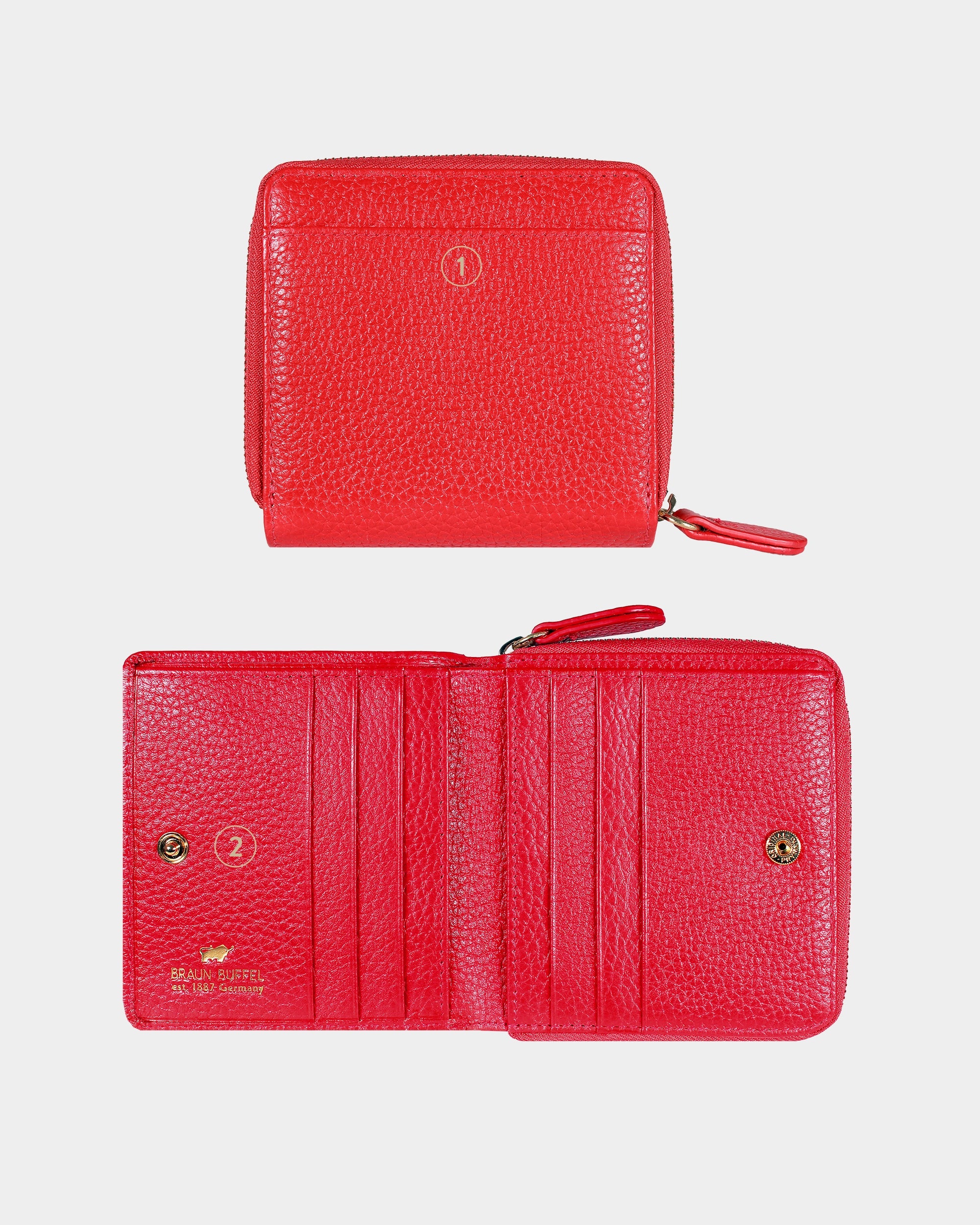 Personalisierungsbild ASTI RV-Geldbörse S 6CS rot