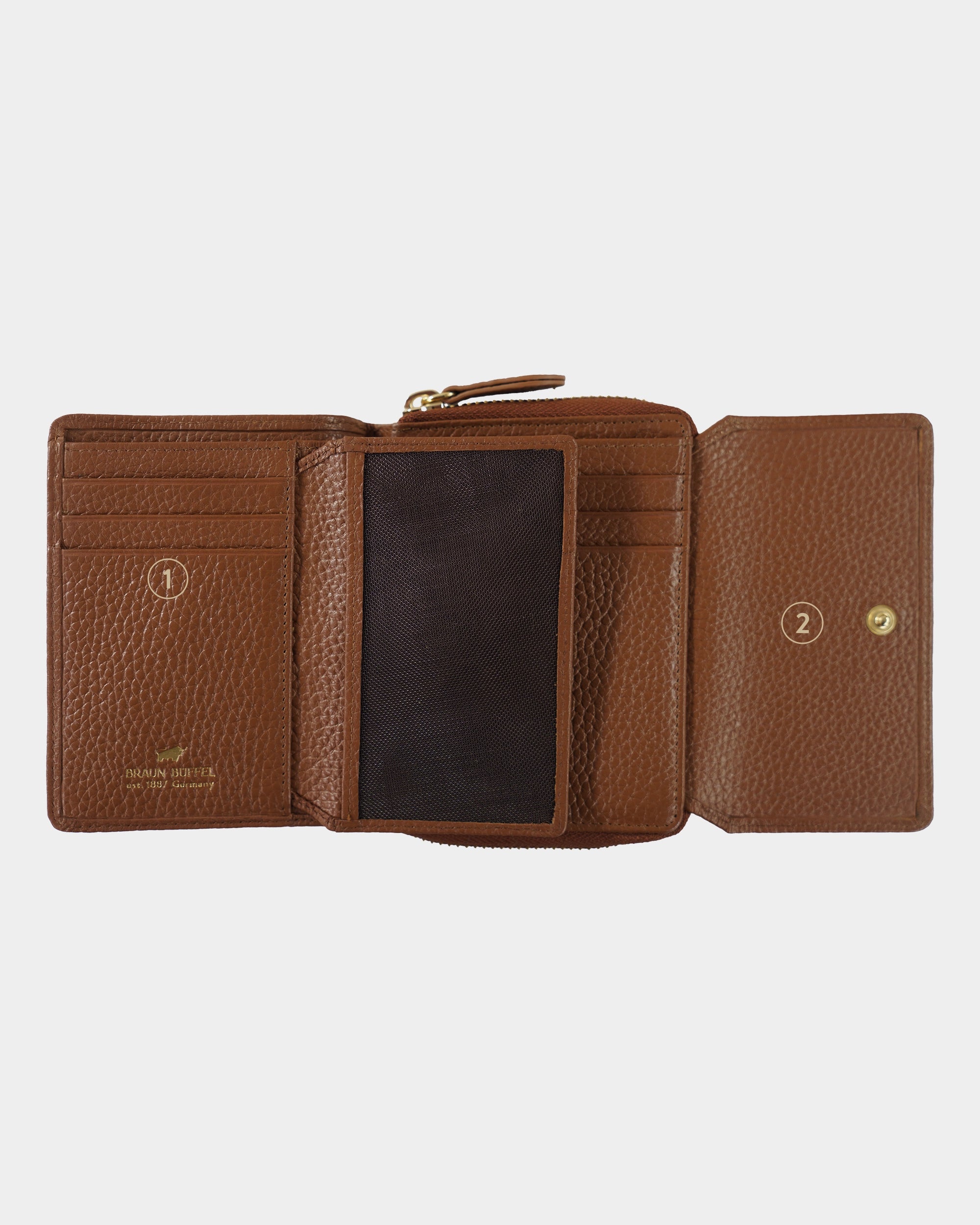 ASTI RV-Geldbörse M 8CS saddle brown