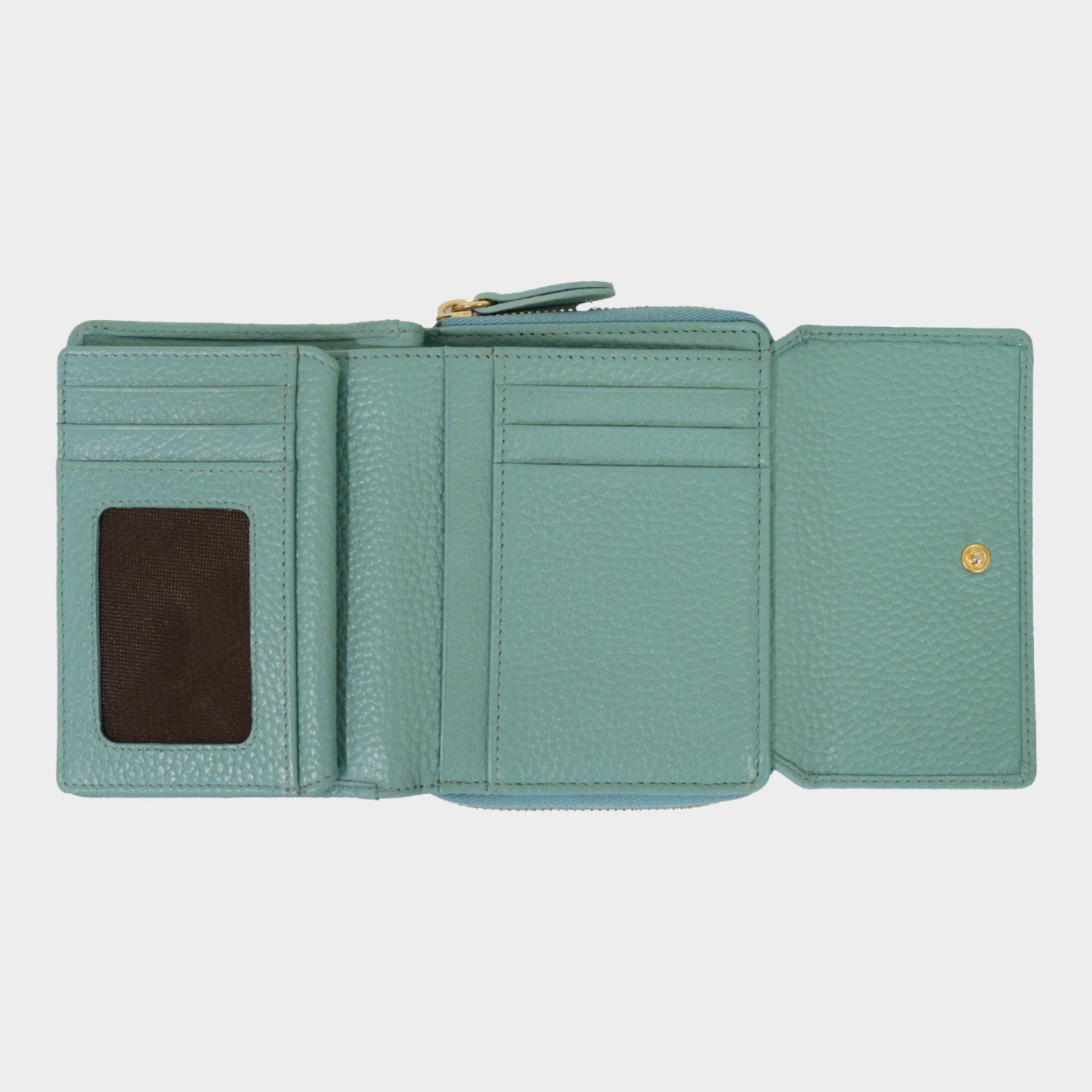 Innenansicht ASTI RV-Geldbörse M 8CS green mistle