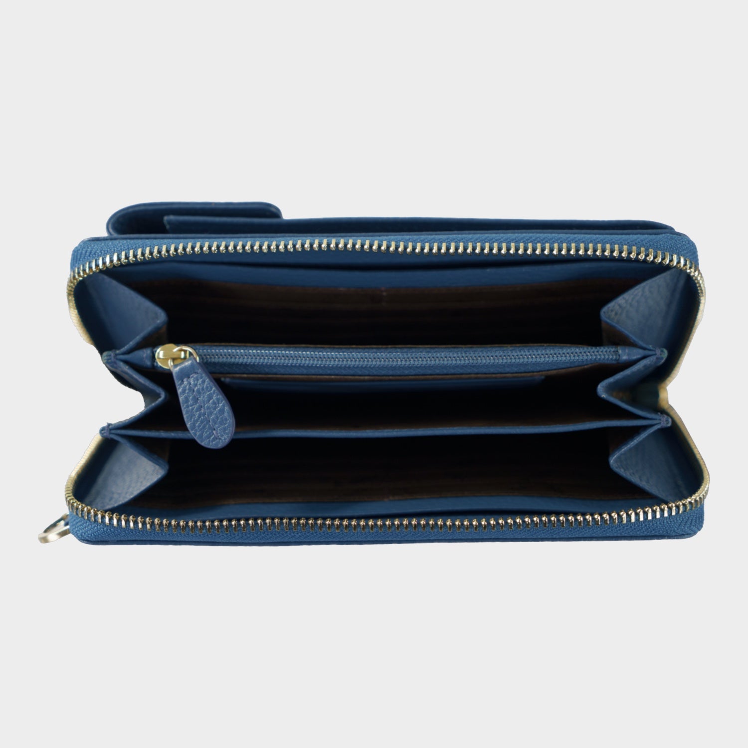 Innenansicht ASTI RV-Geldbörse mit Handyfach dawn blue
