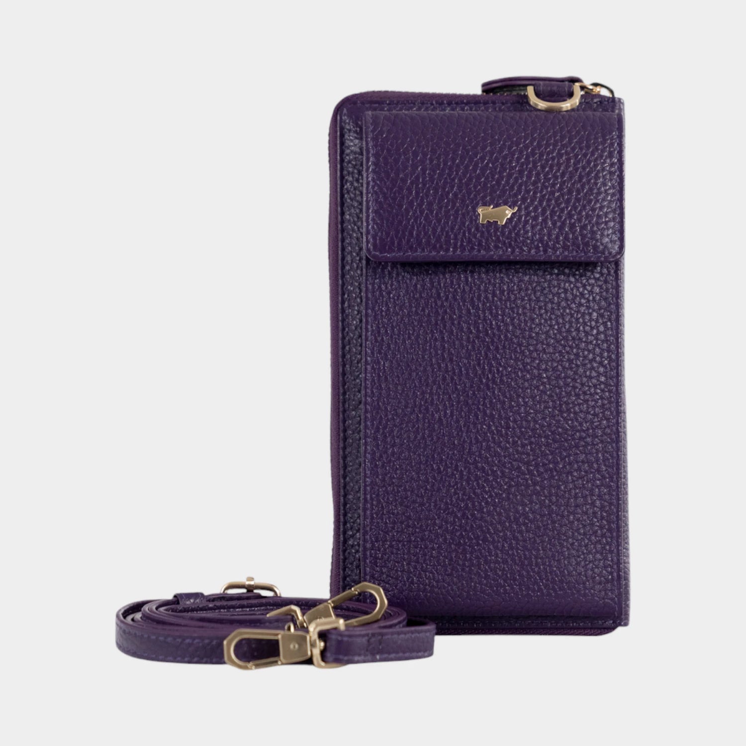 Frontansicht ASTI RV-Geldbörse mit Handyfach 18CS mystery violet