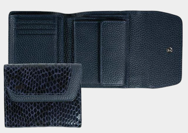 LUISE Wallet M 8CS navy