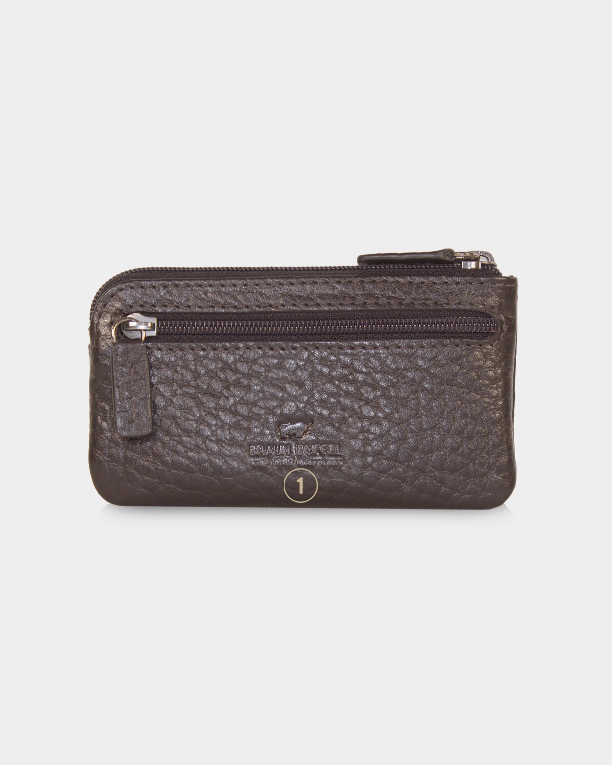 YANNIK key case Slim dark brown