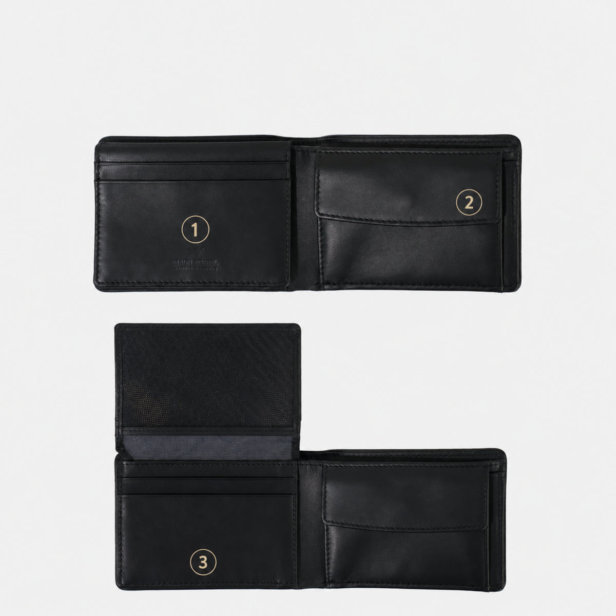 Personalisierungsbild BEN Geldbörse S 4CS black/black