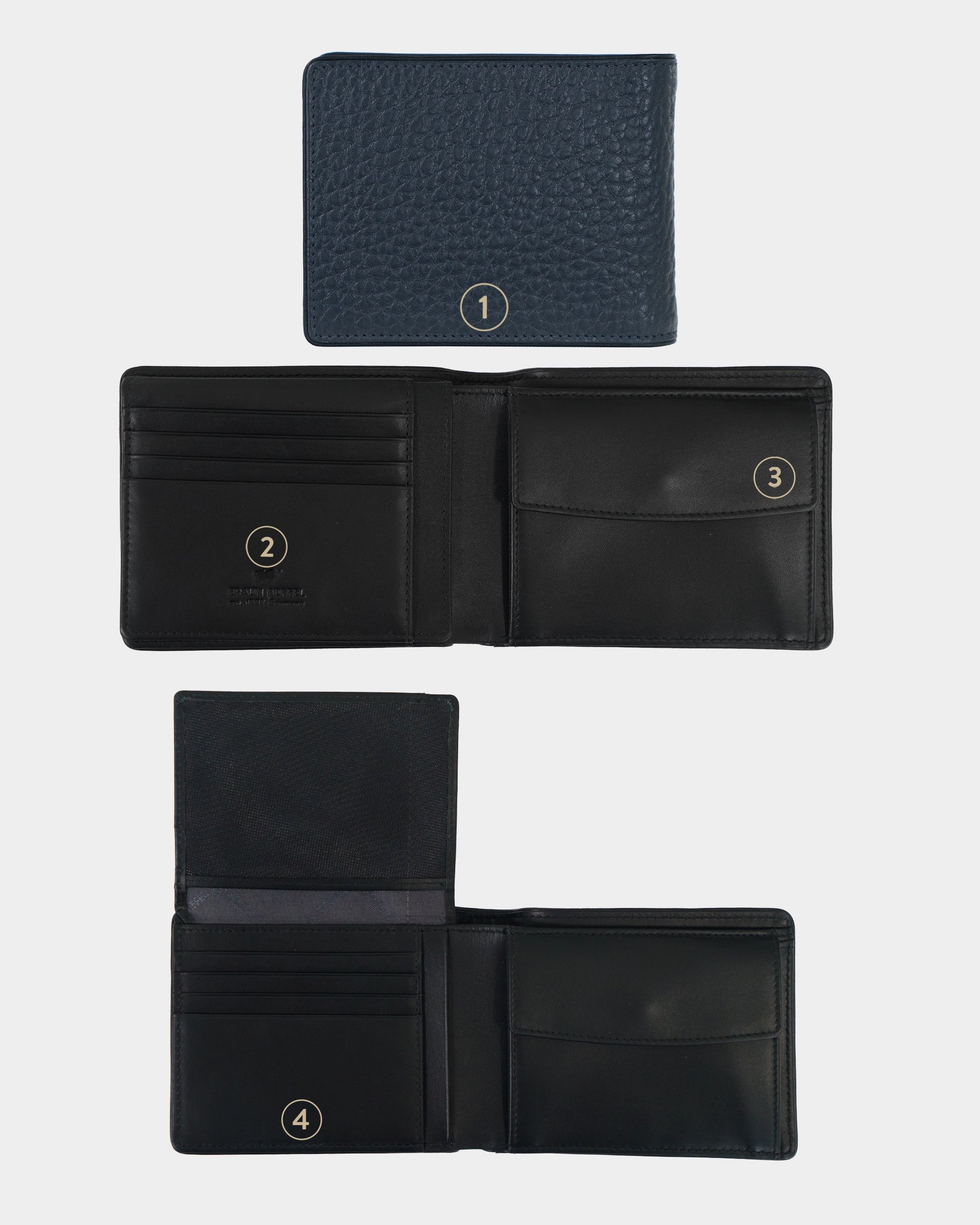 BEN Geldbörse 8CS navy/black