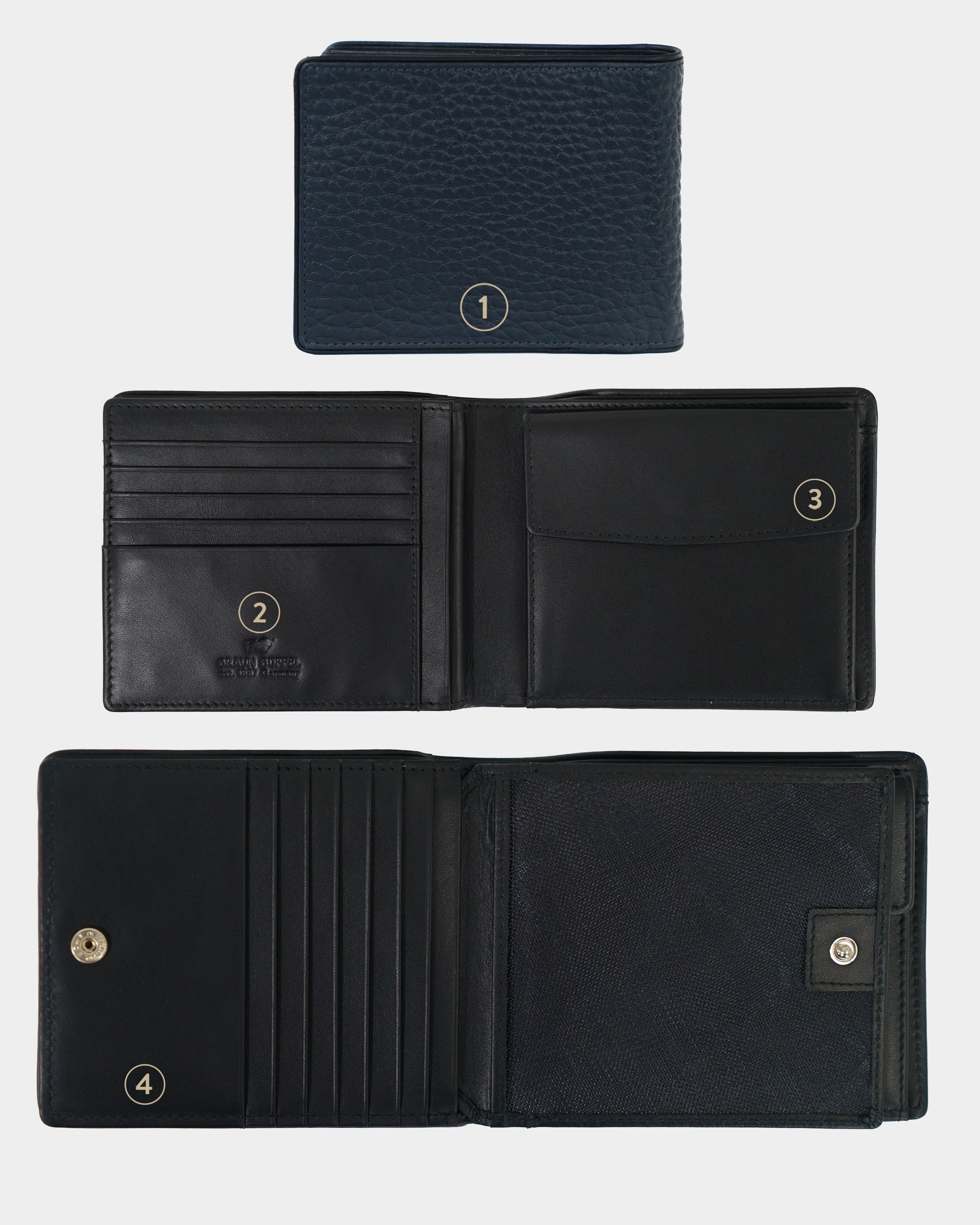 BEN Geldbörse 12CS navy/black