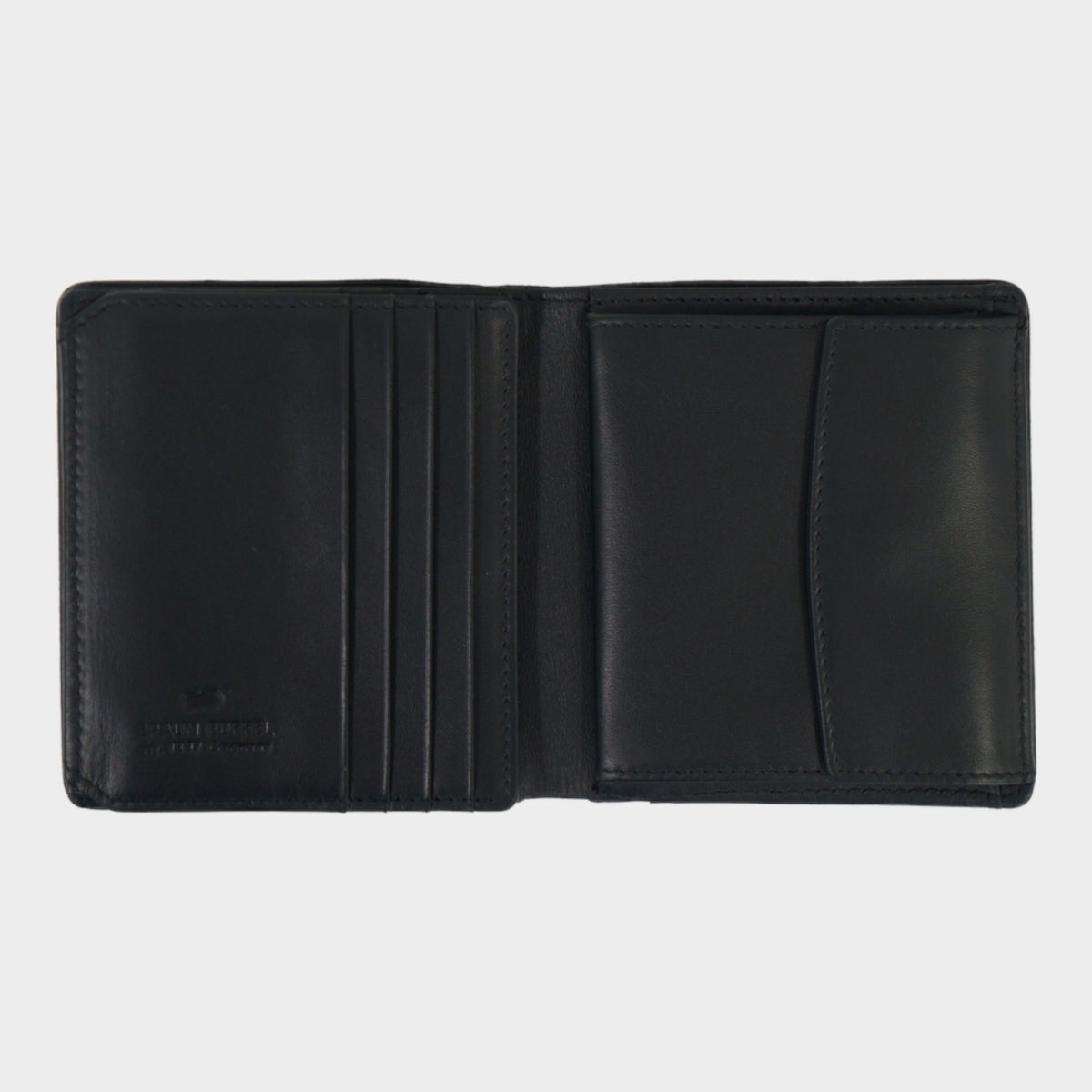 Innenansicht BEN Geldbörse Carré 8CS black/black