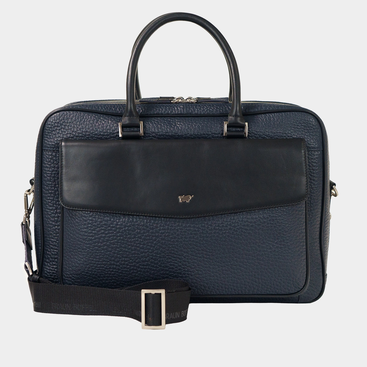 BRAUN BUFFEL 黒レザー2wayビジネスバッグ 55367-326-044-BEN-