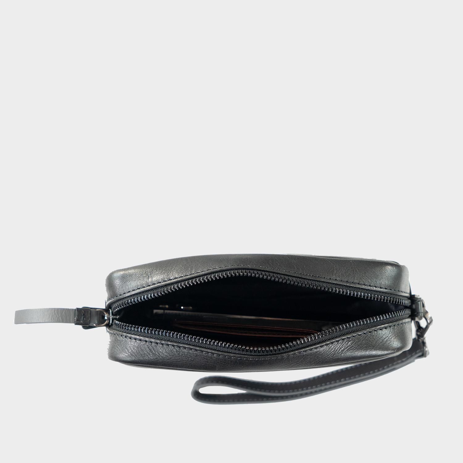 Innenansicht TOBI Clutch black