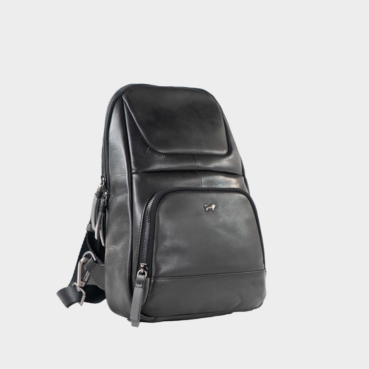 Schraegansicht TOBI Rucksack S black